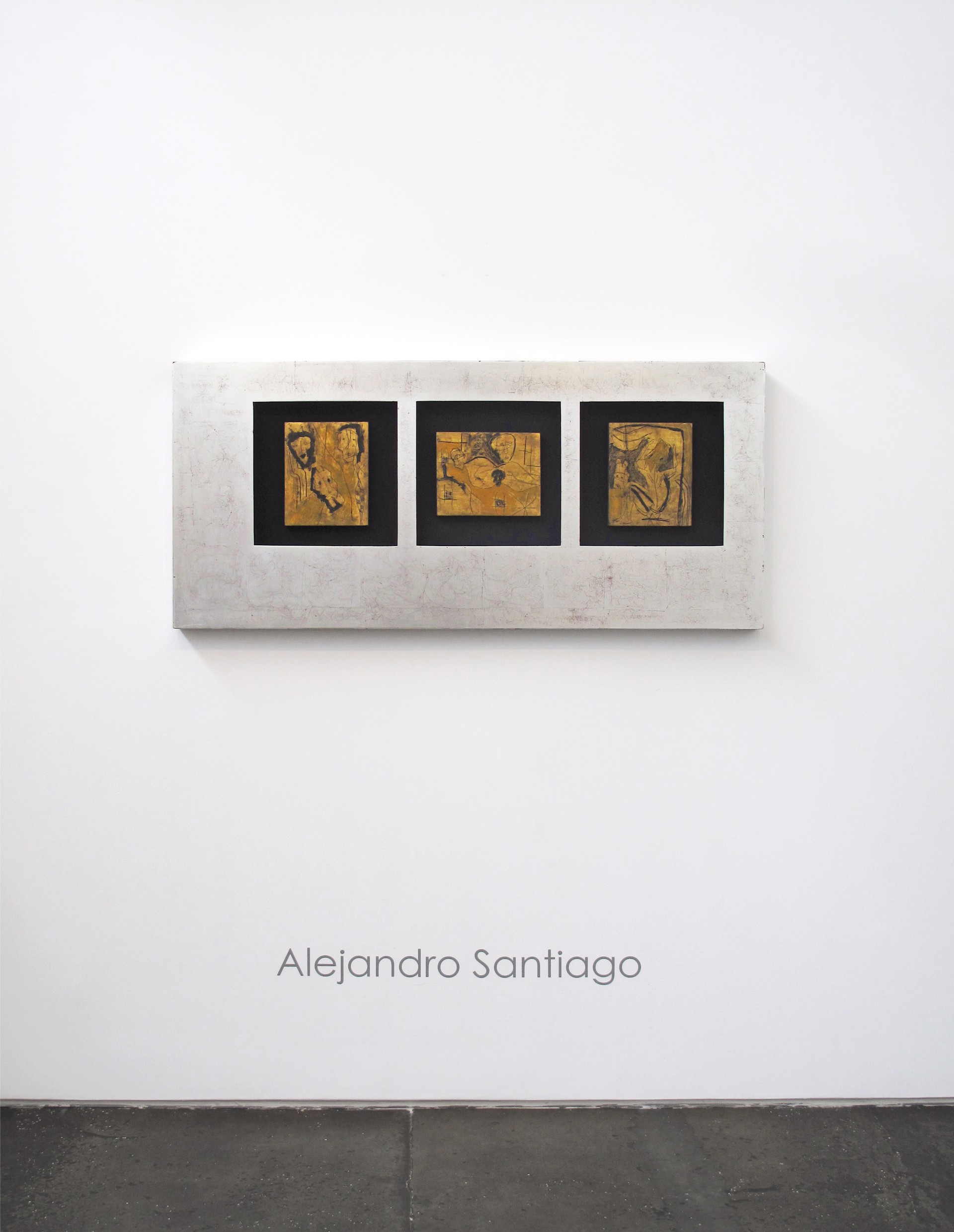 Untitled Triptych by Alejandro Santiago