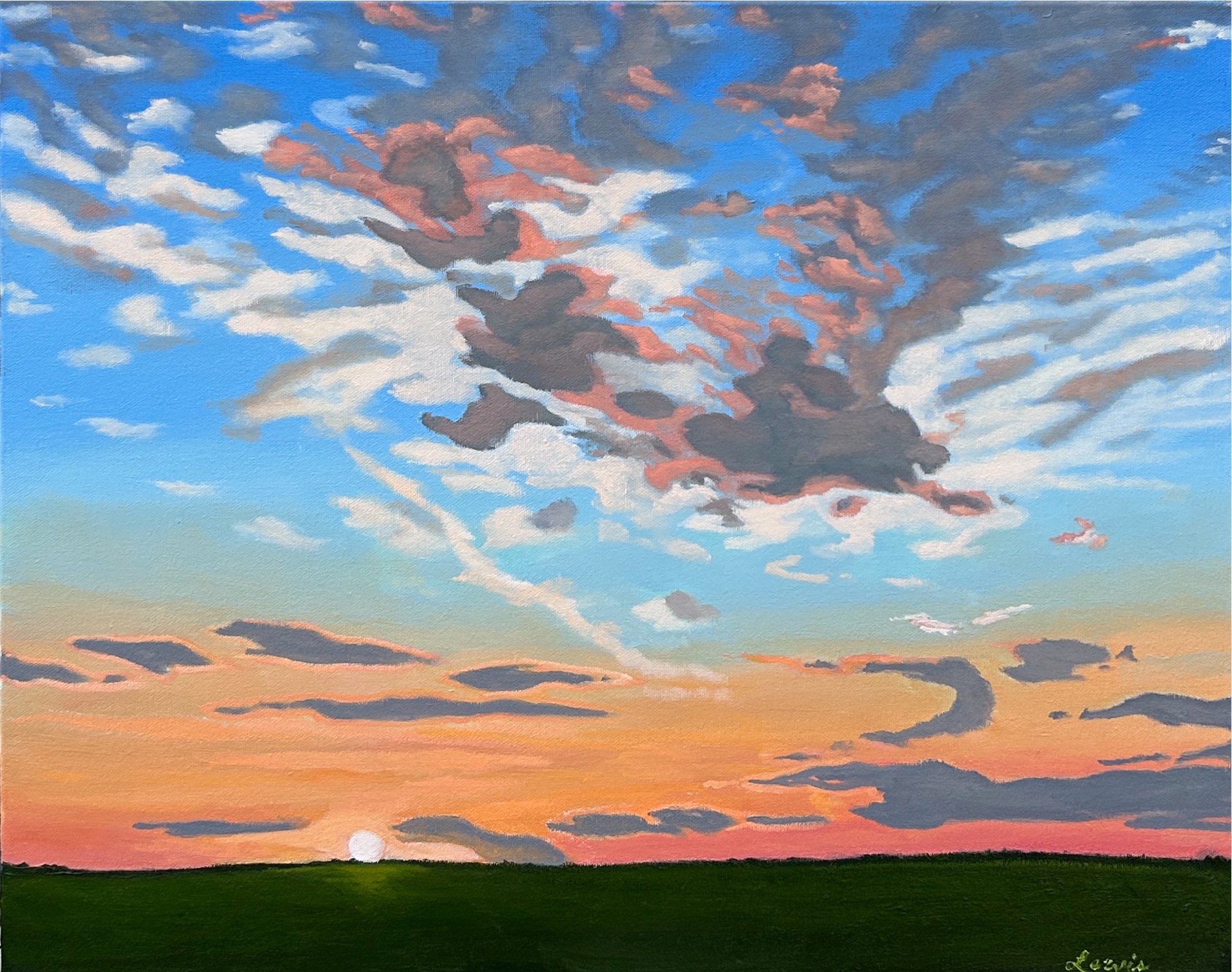 Sundown Study by Gordon Lewis