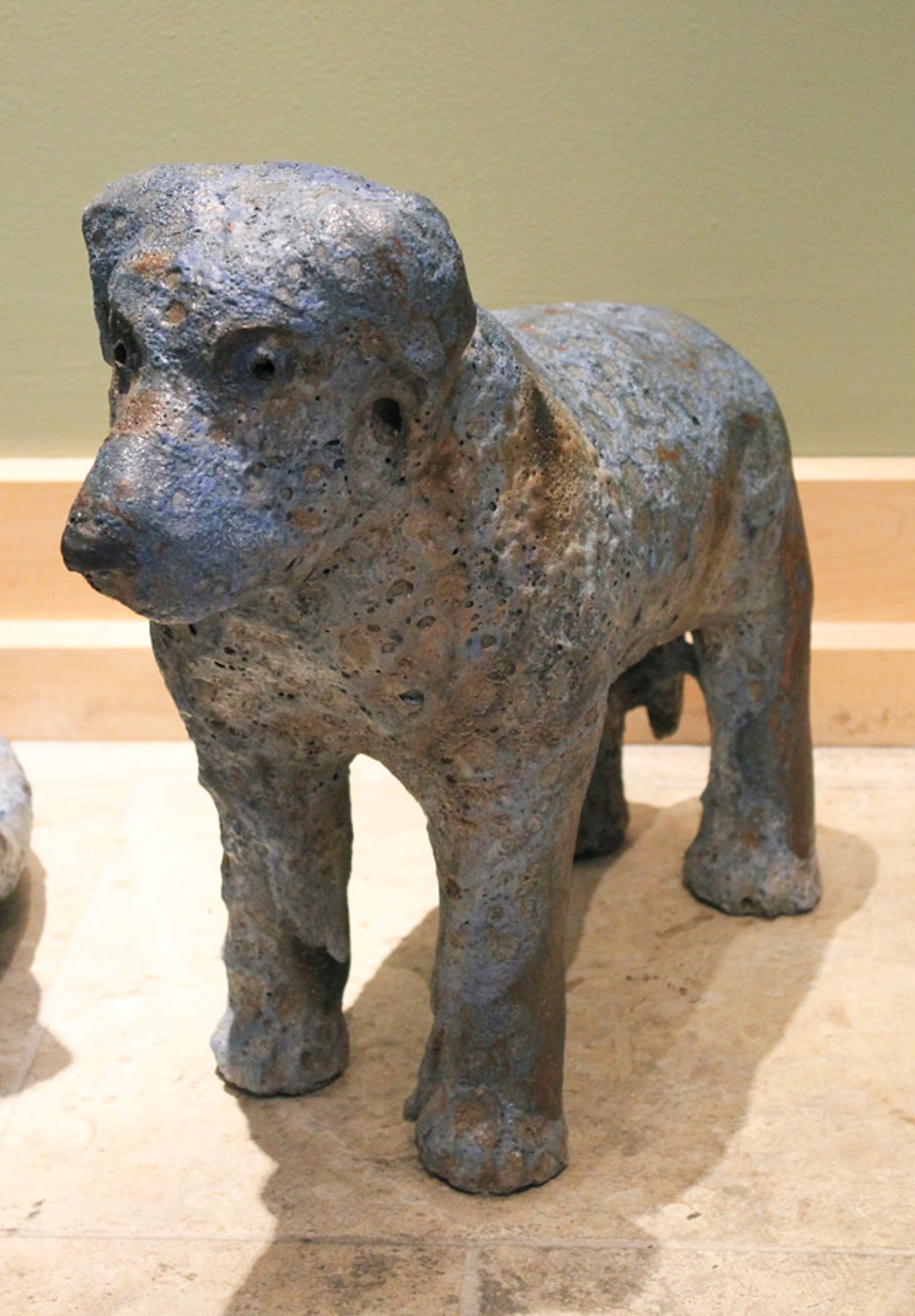 Blue Puppy Standing by Mark Chatterley