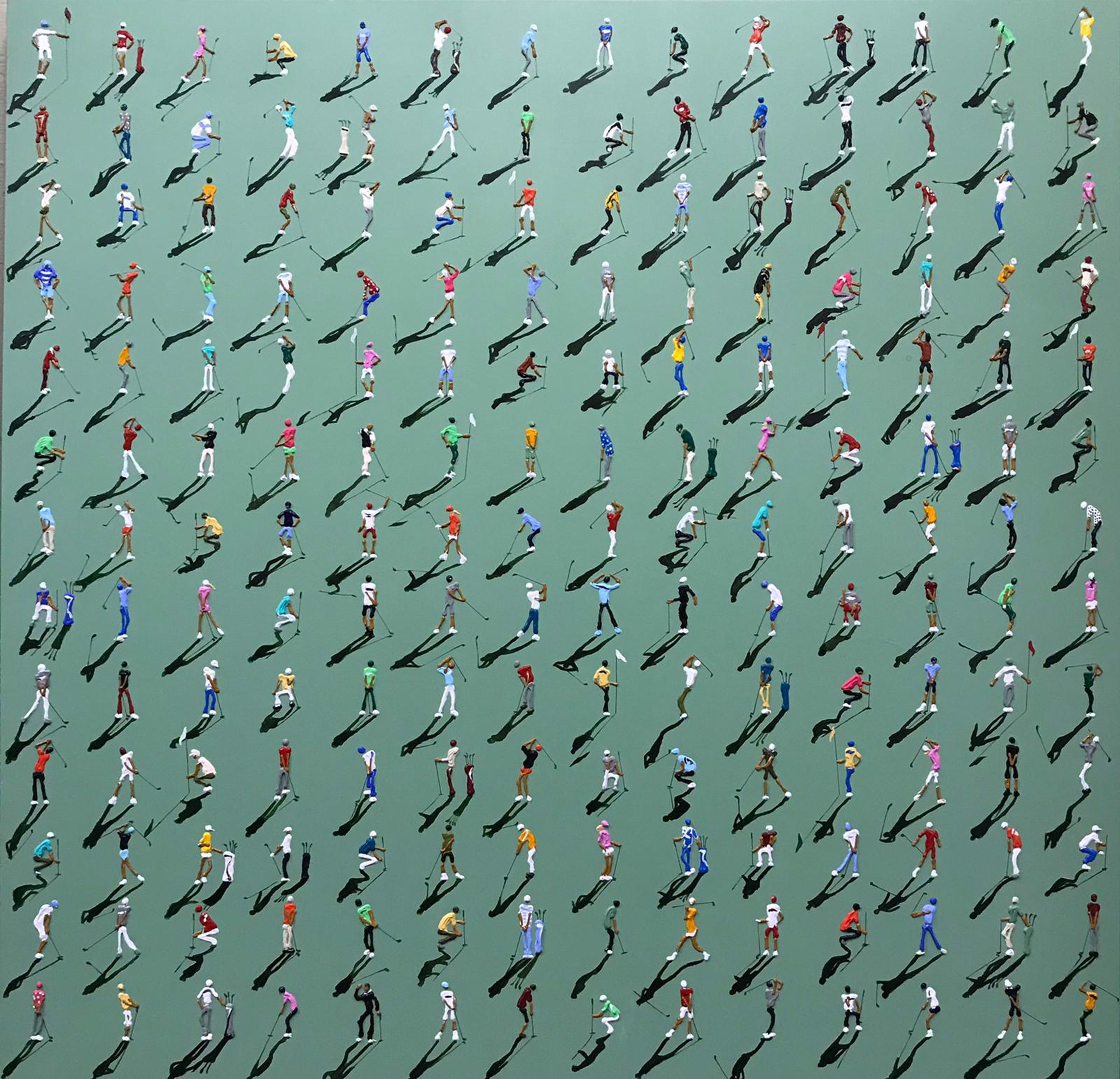 182 golfers by Gloria Estefanell