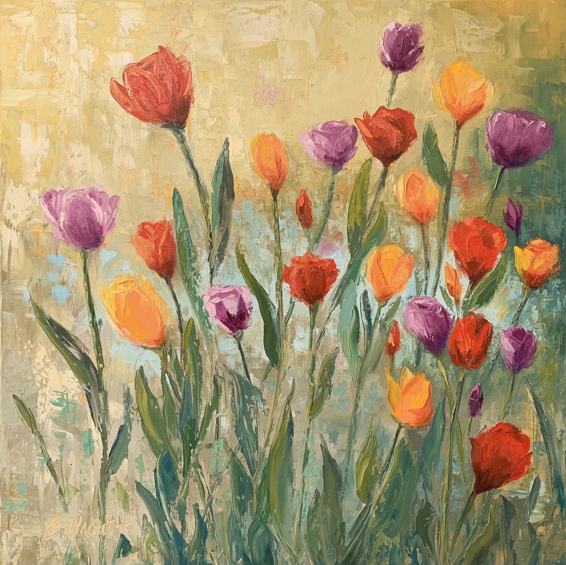 Tiptoe Through the Tulips by Brenda Orcutt