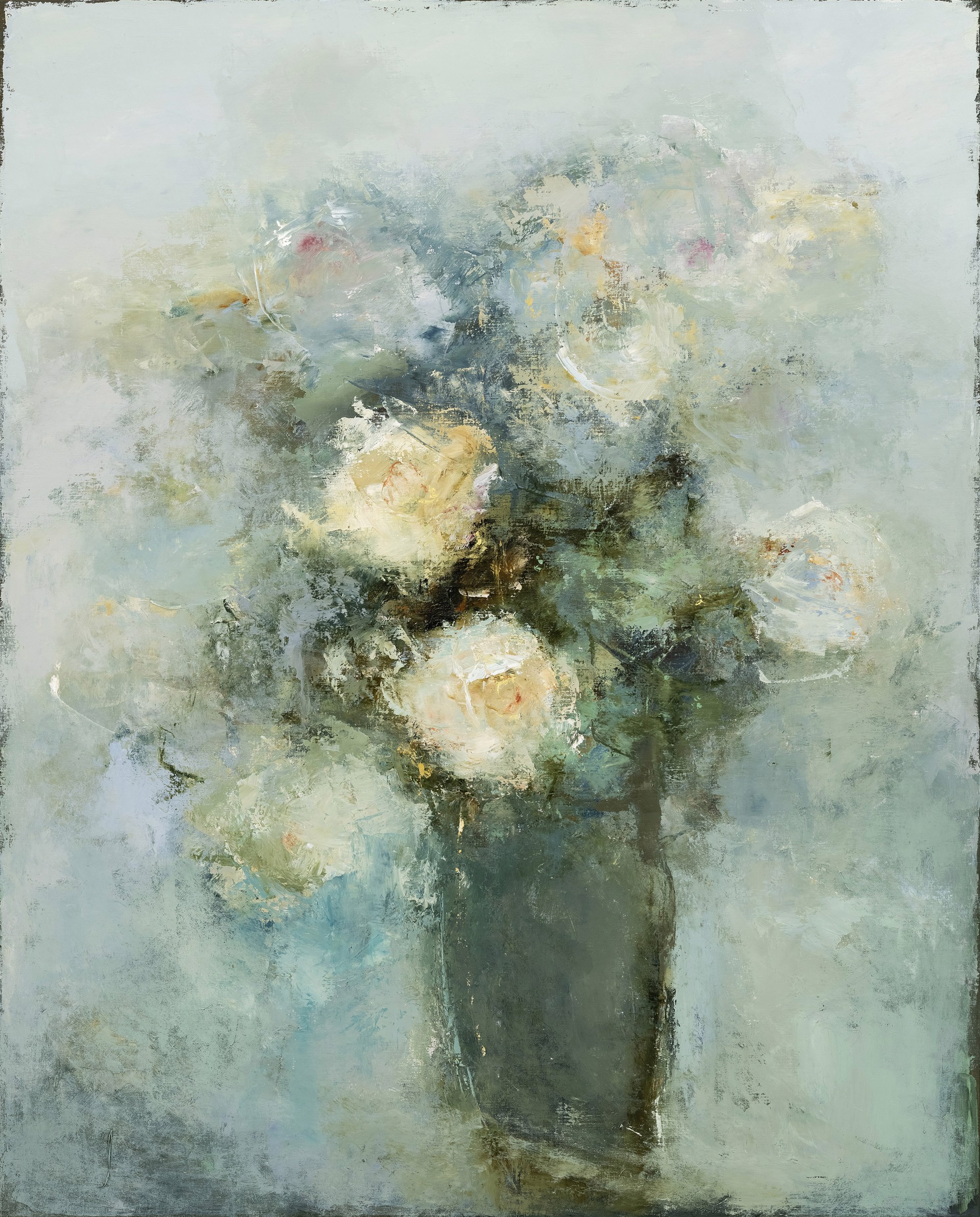 I Pay in Satin Cash, a Petal for a Photograph by France Jodoin