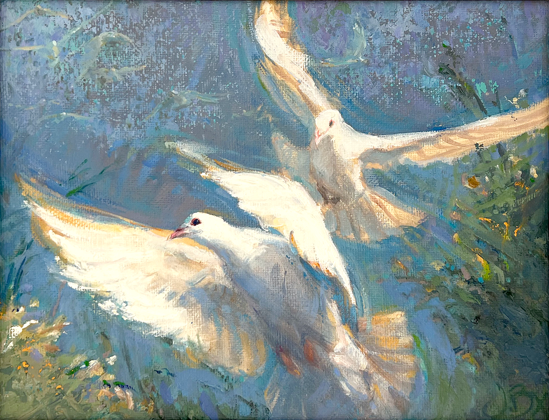 Love Doves by John Buxton