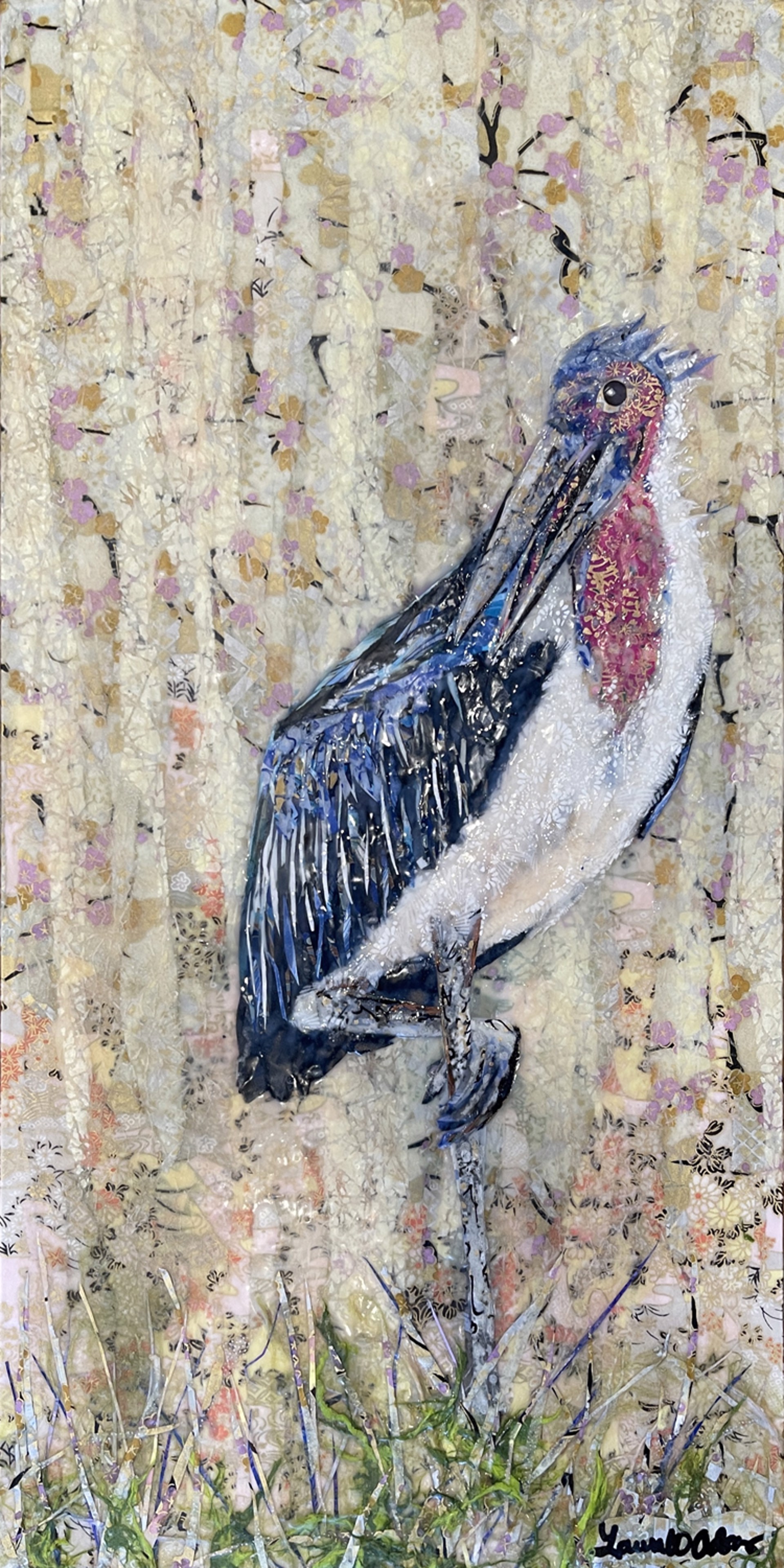Marabou Stork by Laura Adams