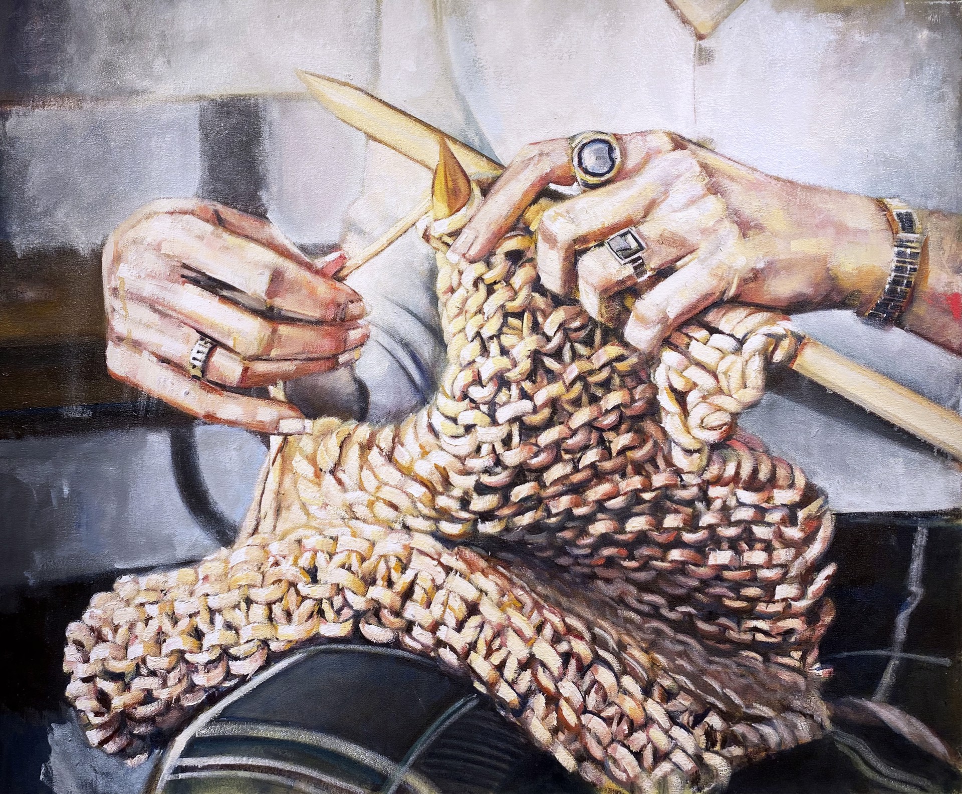 Knitter by Tucker Eason