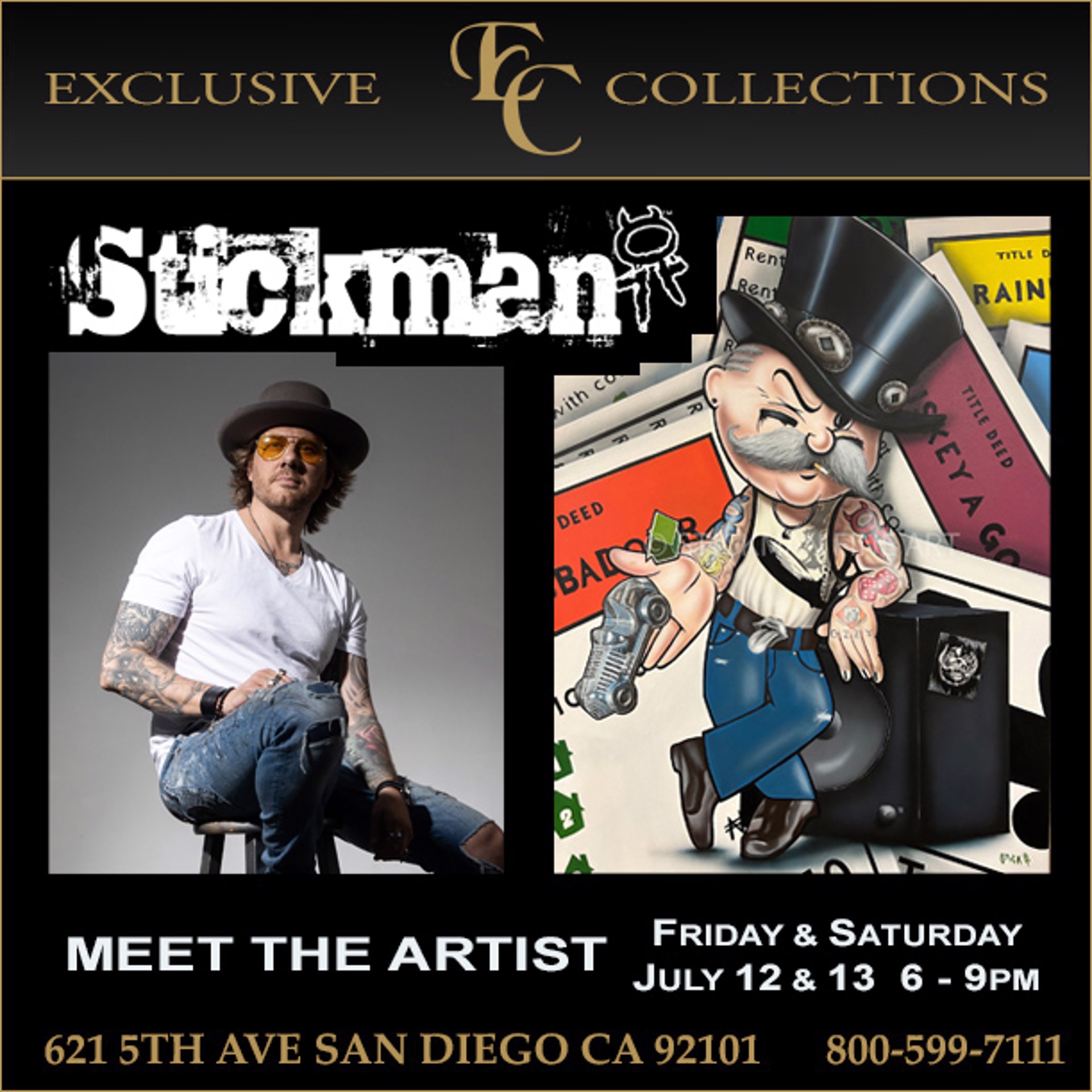 MEET THE ARTIST - STICKMAN | Exclusive Collections