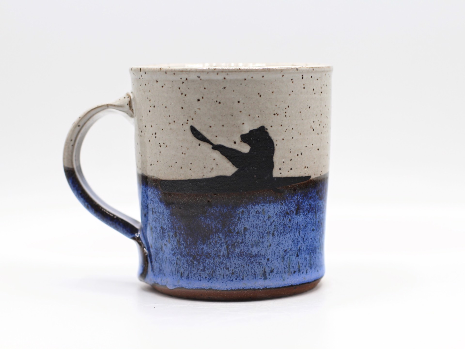 Kayaking Bear Mug by Stephen Mullins