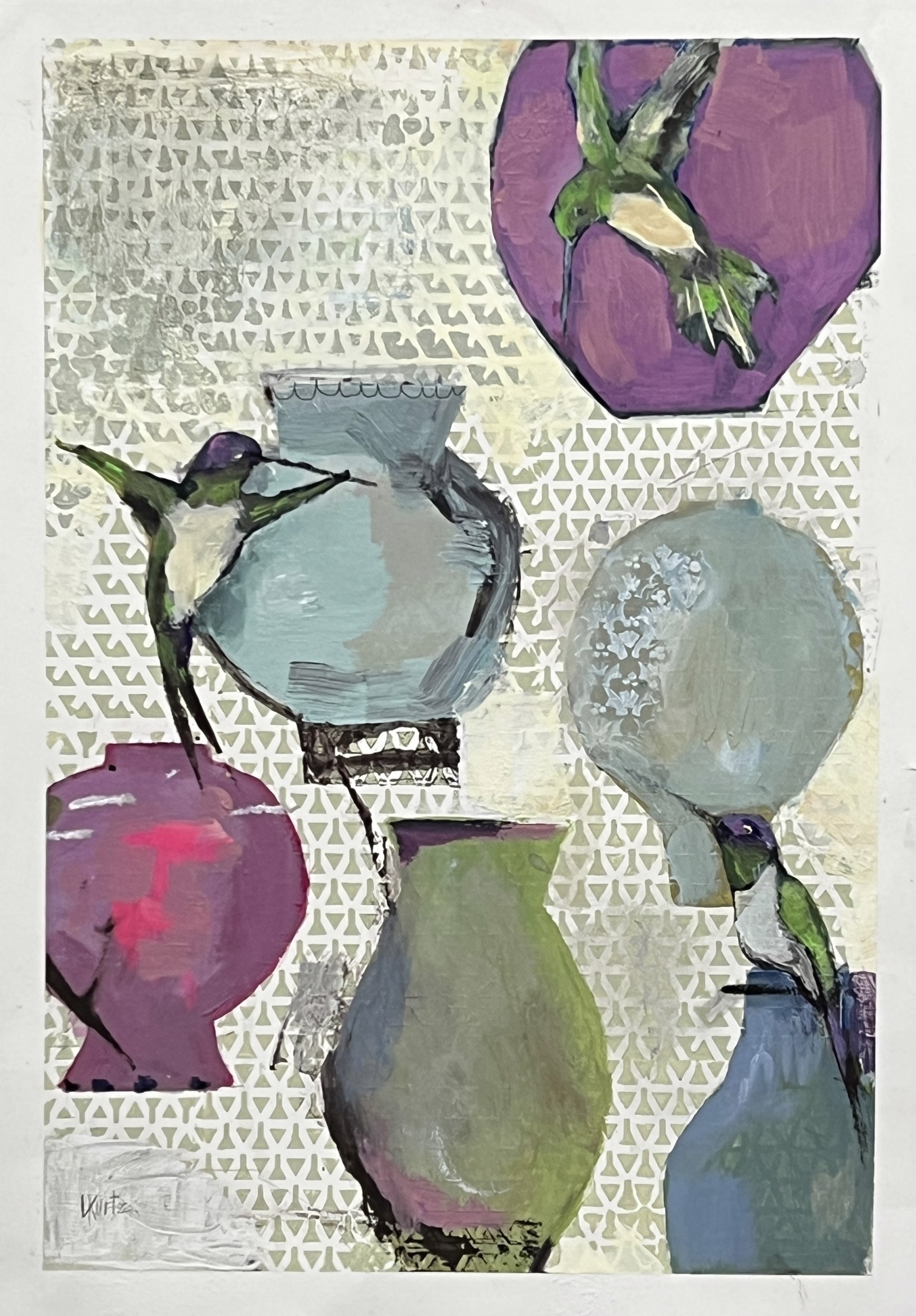 Aviary and Wallpaper by Lorra Kurtz