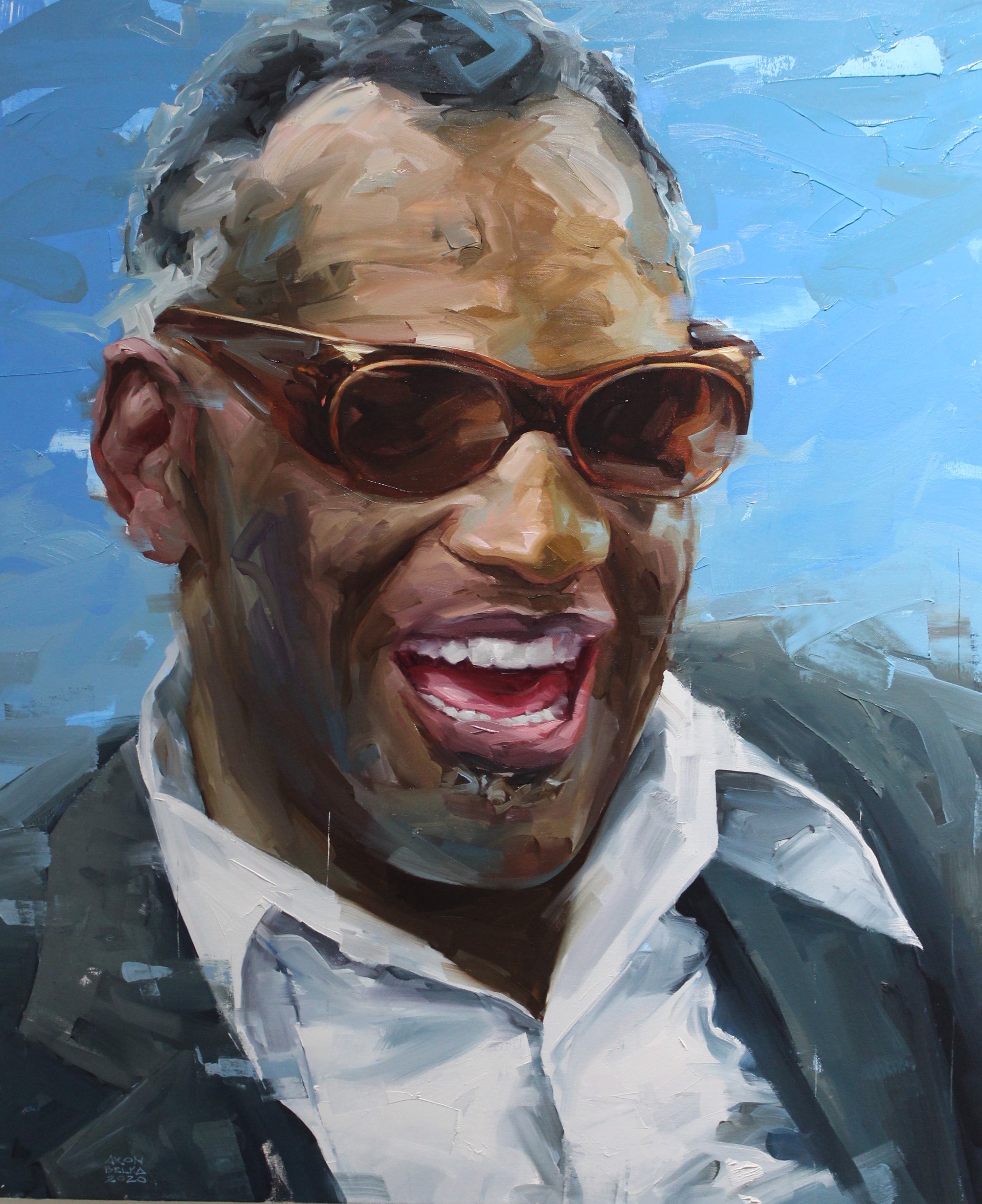 Ray Charles by Aron Belka