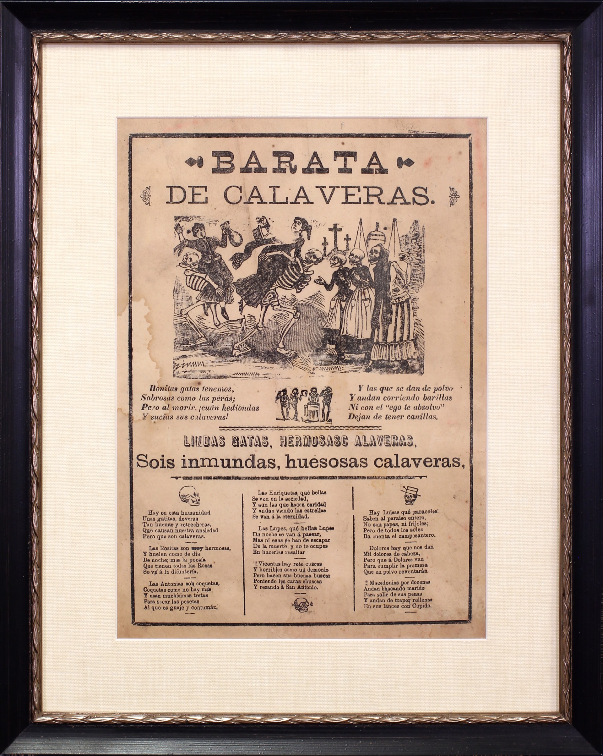 Barata de Calaveras by José Guadalupe Posada (1852 - 1913)
