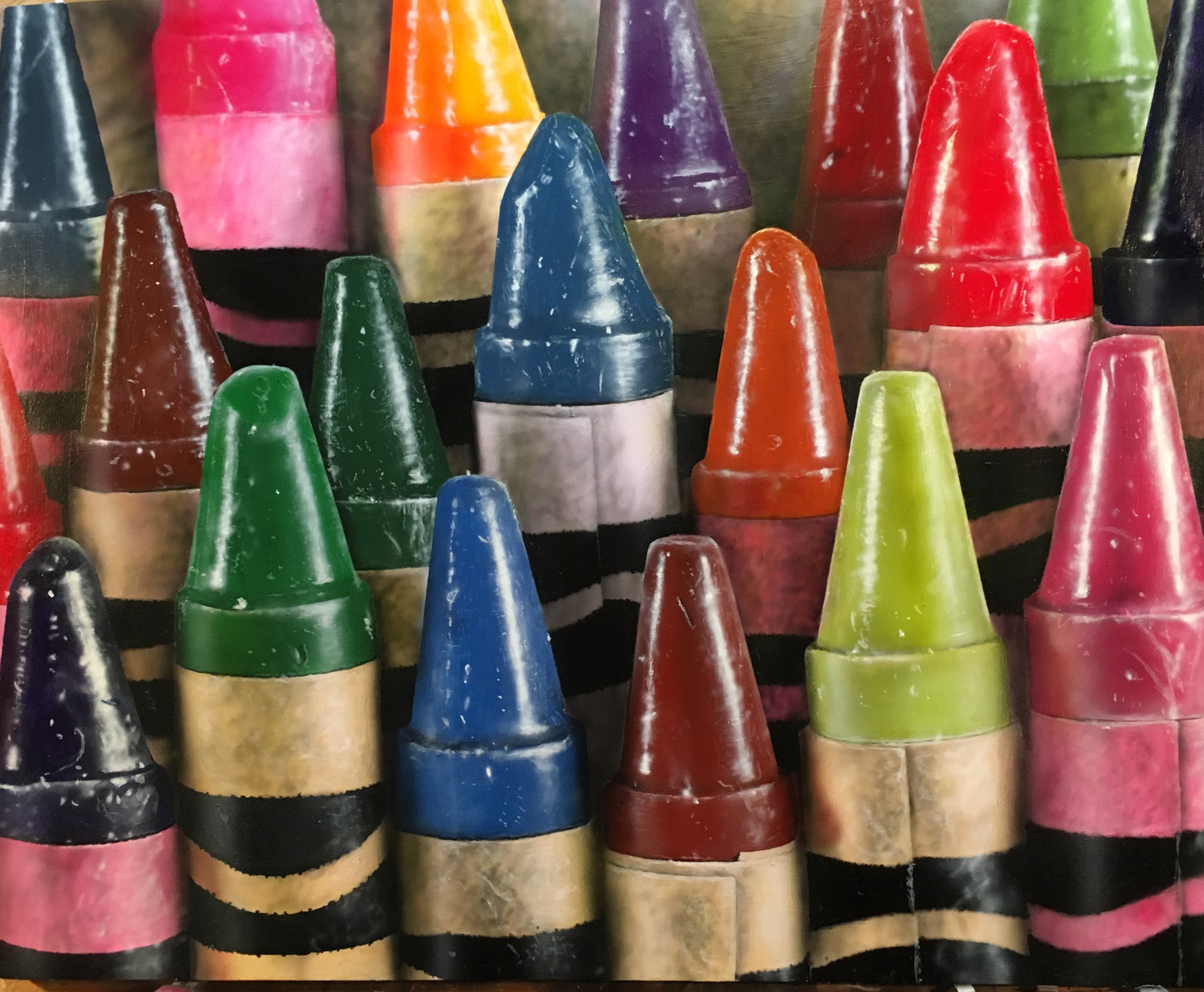 19 Crayons by Cesar Santander