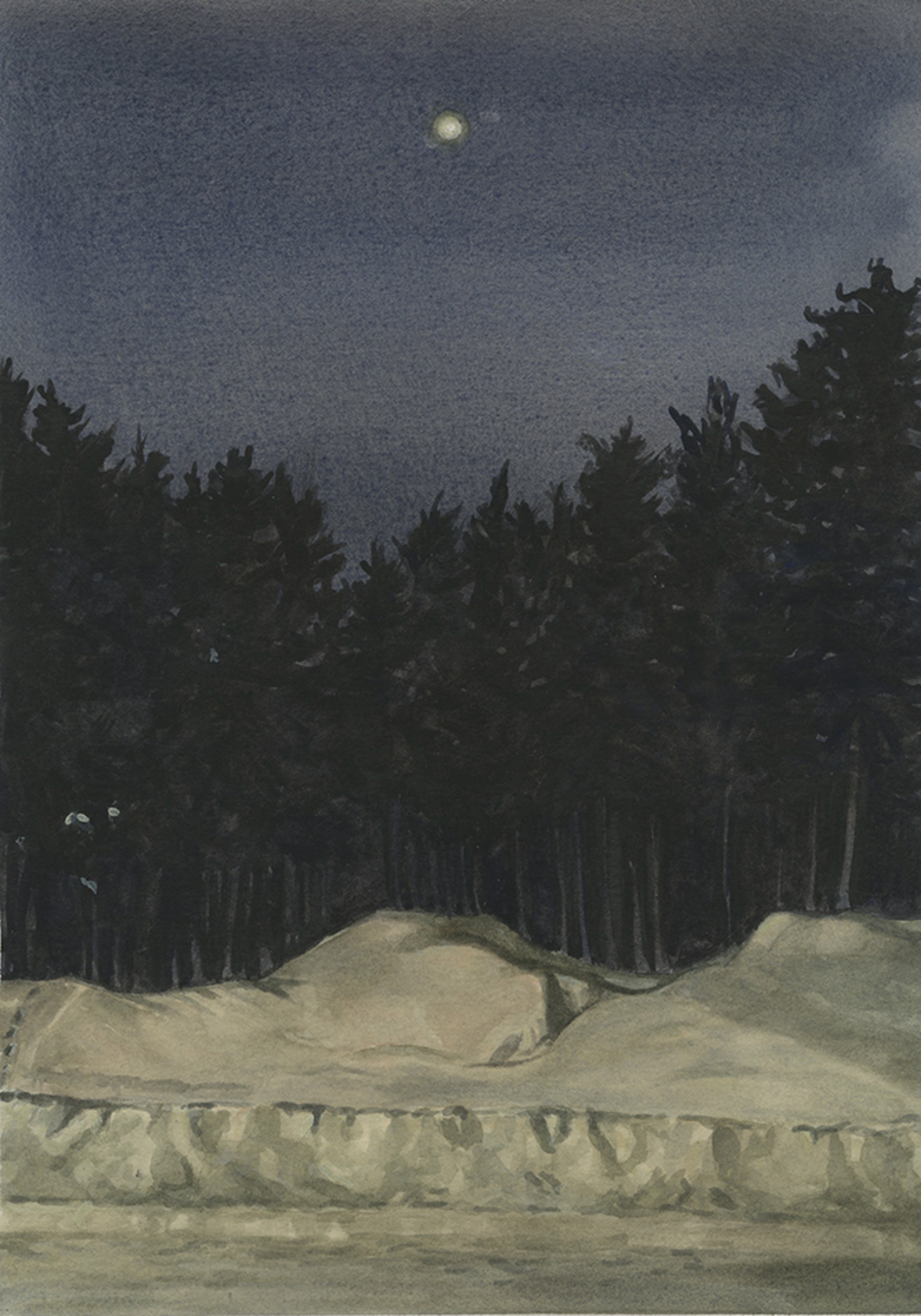 Nemaska Full Moon by Jamie Bradbury