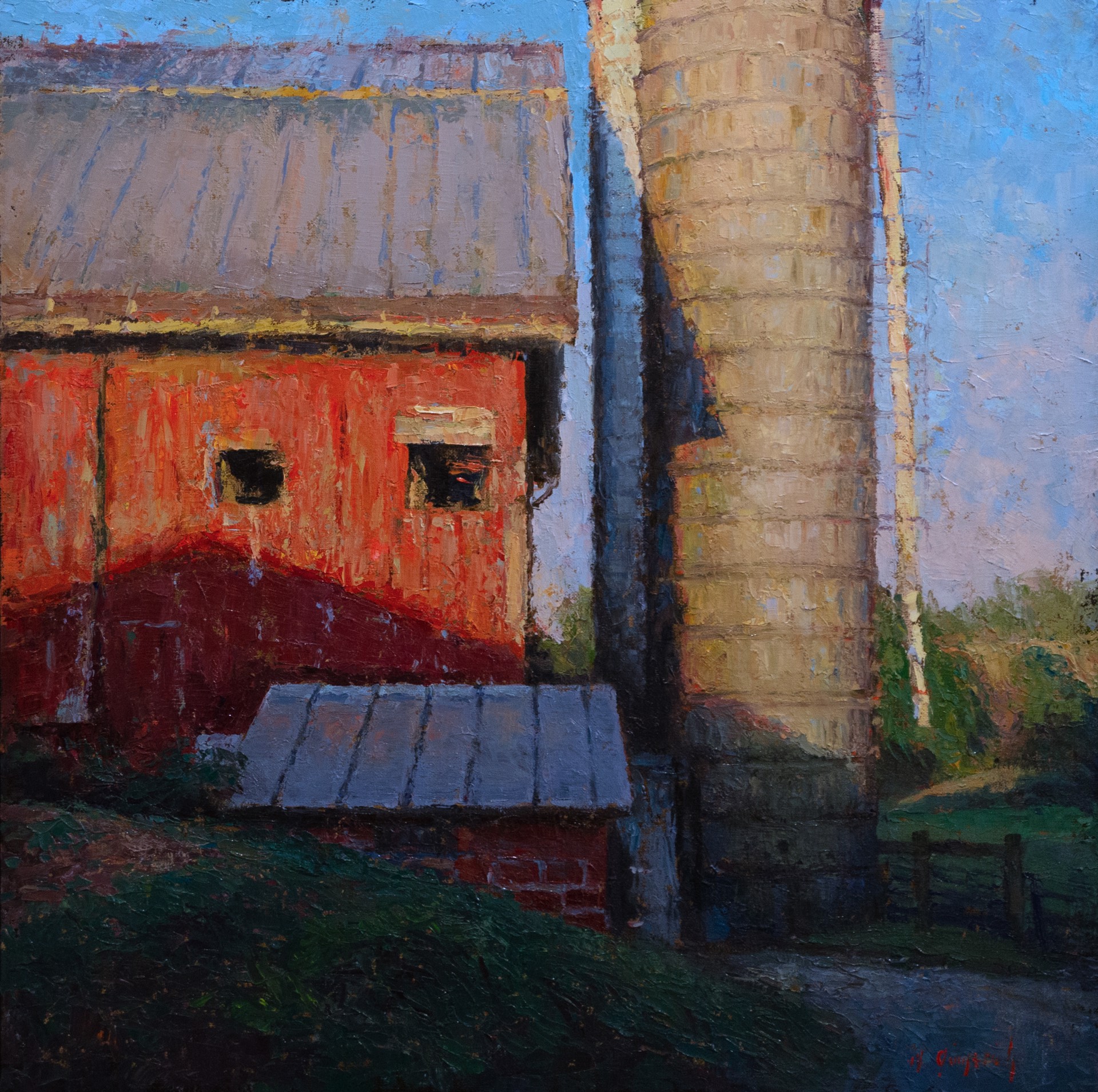 The Red Barn by Mark Gingerich