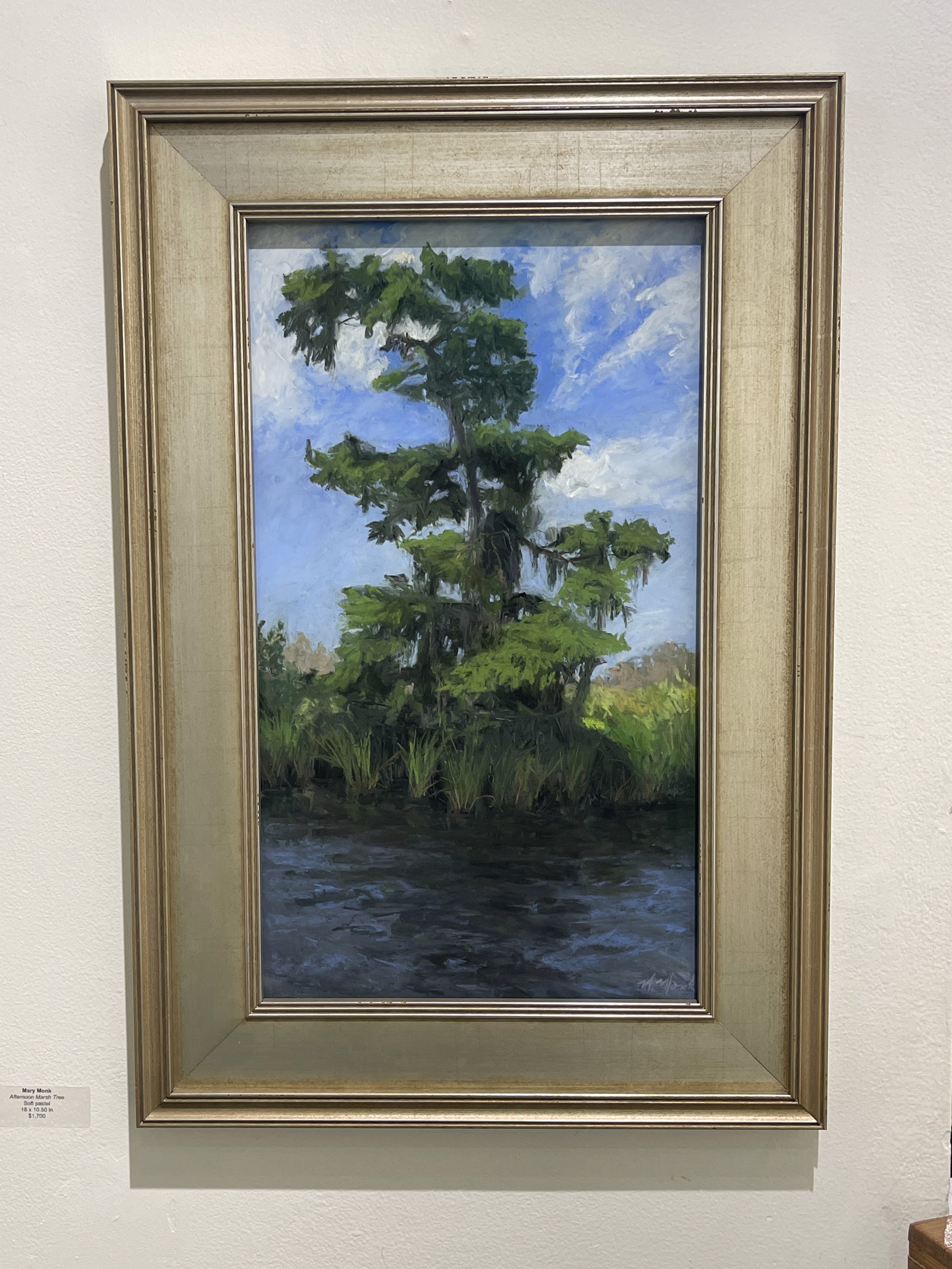 Afternoon Marsh Tree by Mary Monk