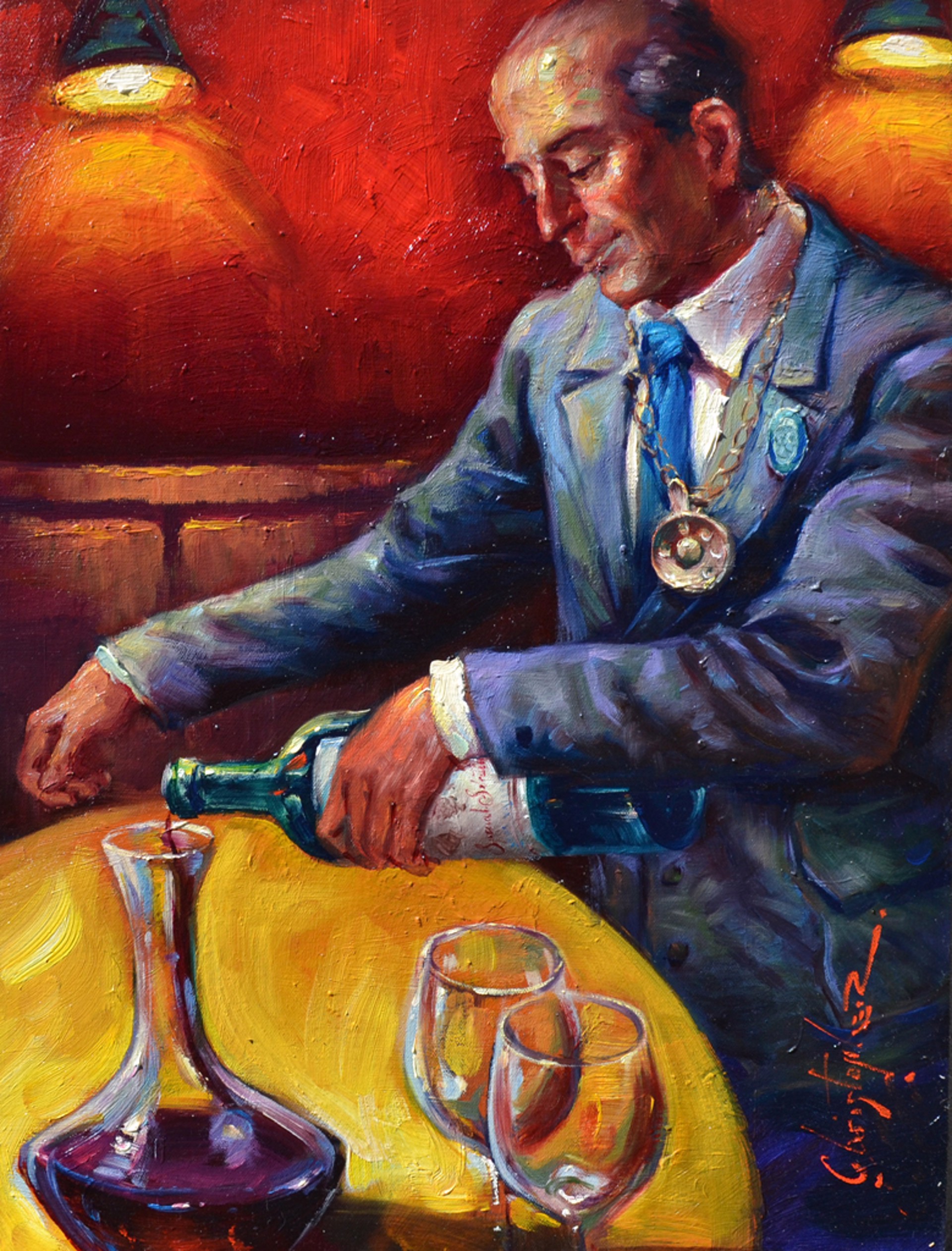 the Wine Steward by Christopher M