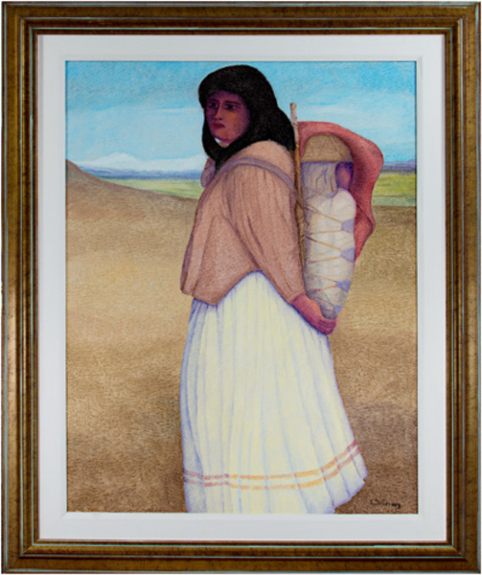 Apache, Mother & Child by Ernesto Gutierrez