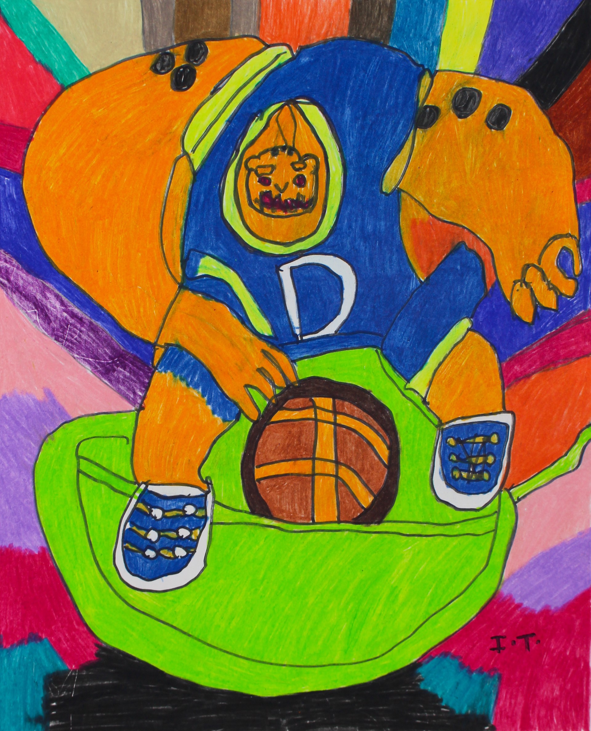 Monster from Space Jam by Imani Turner