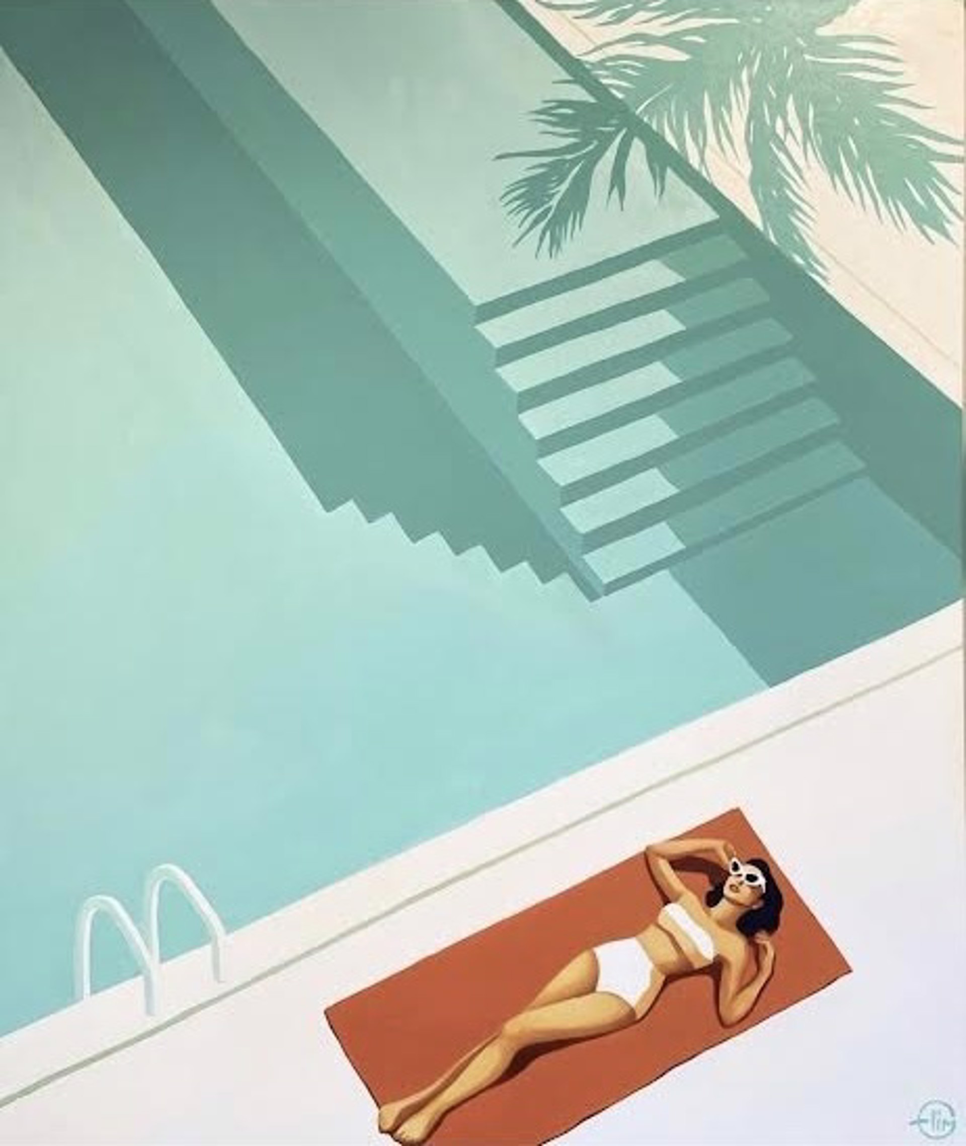 Pool Side by Emilie Arnoux