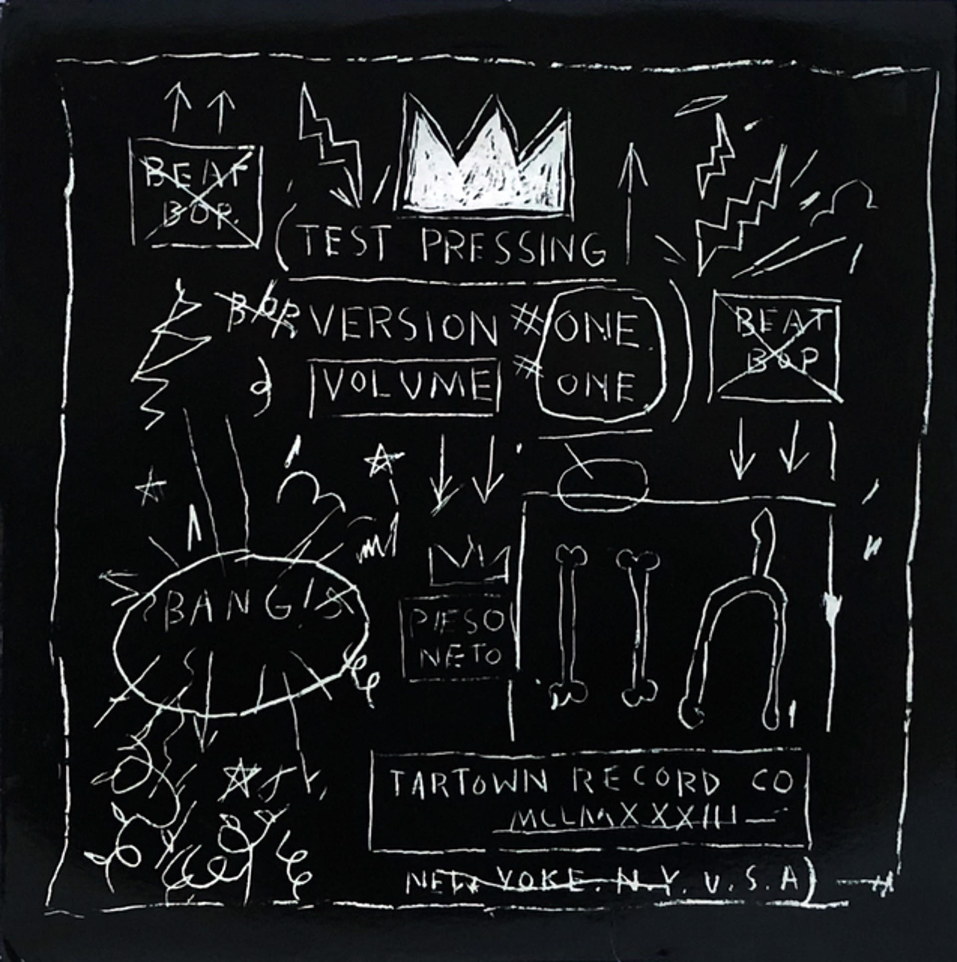 Basquiat Beat Bop Record by Jean-Michel Basquiat