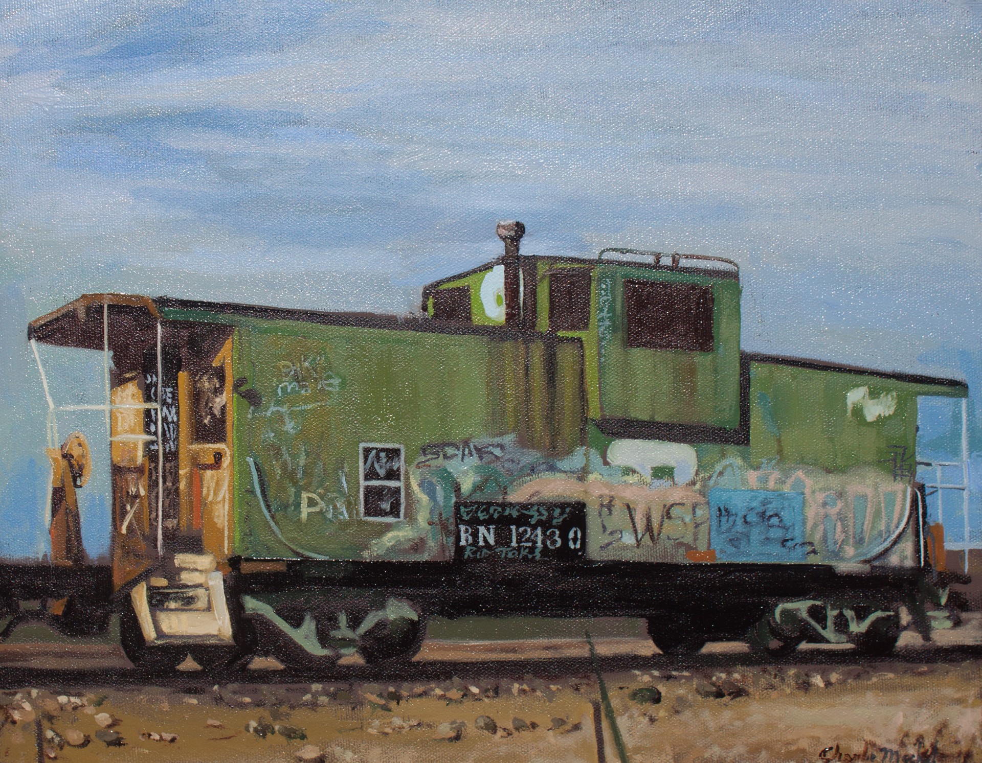 The Green Caboose by Charlie Meckel
