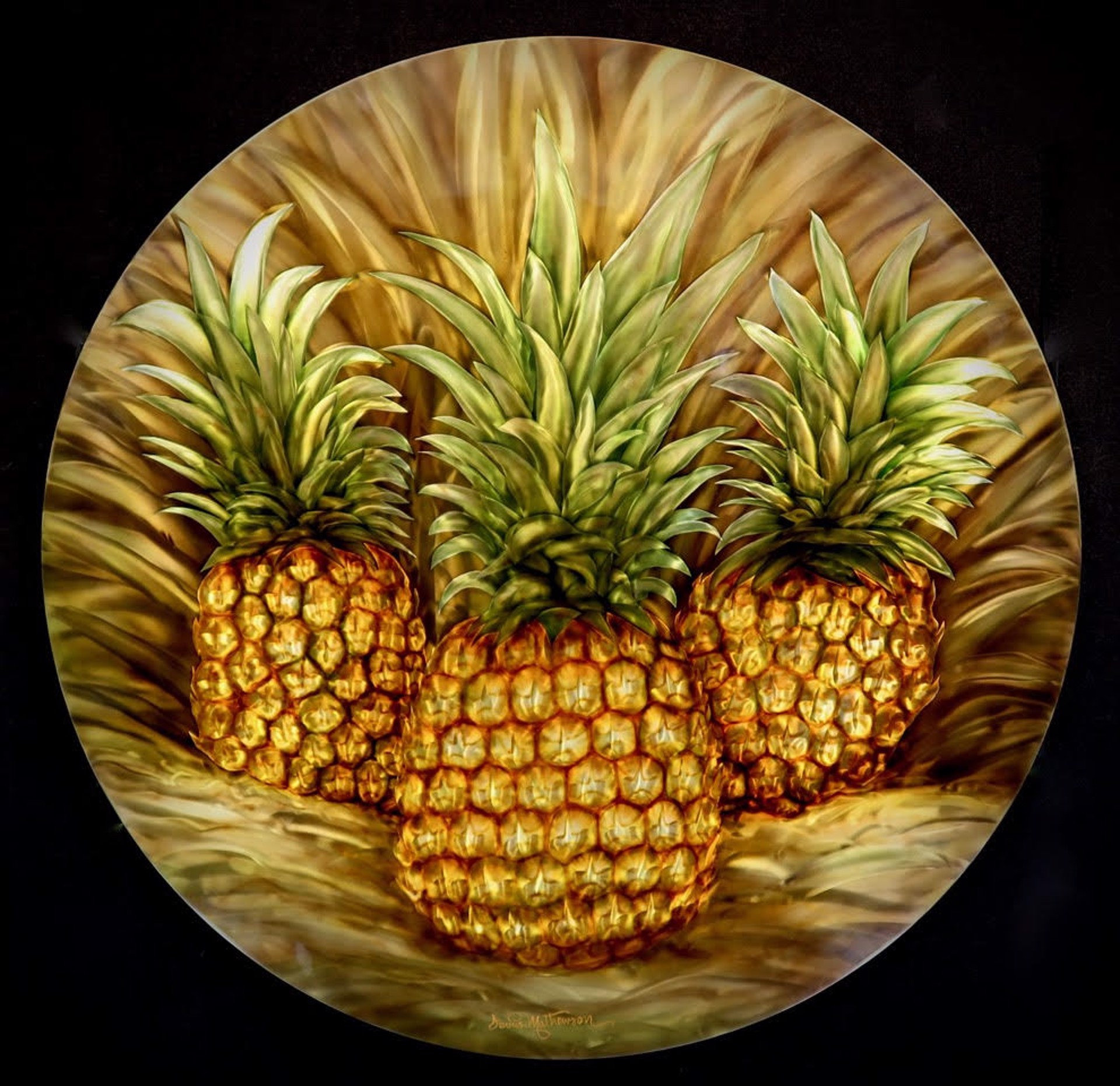 Pineapple Trio by Dennis Mathewson
