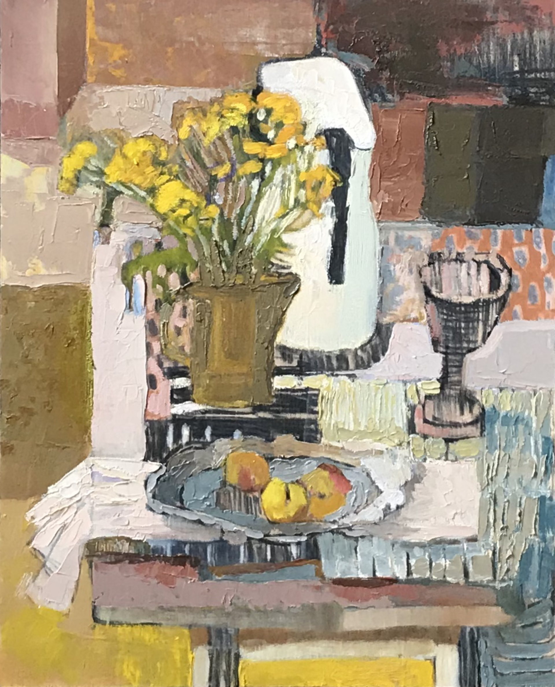 Still Life with White Pitcher by Maggie Shepherd