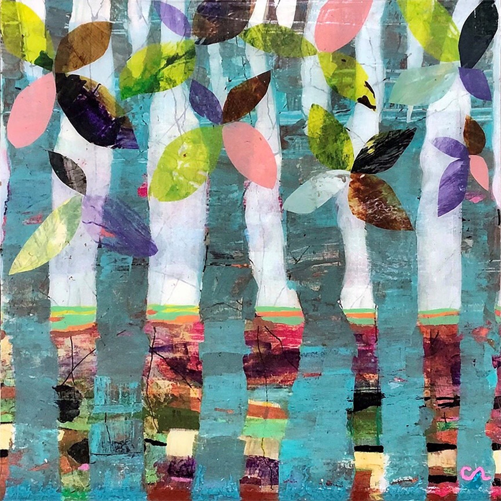 Peering Through Trees by Carrie Andrews