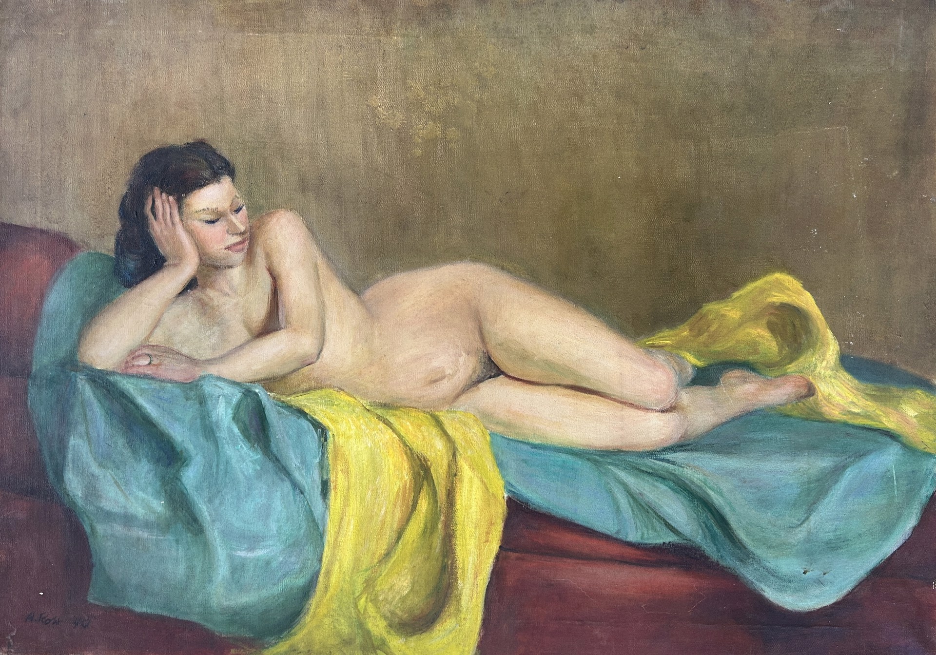 Reclining Nude by Alvin Ross