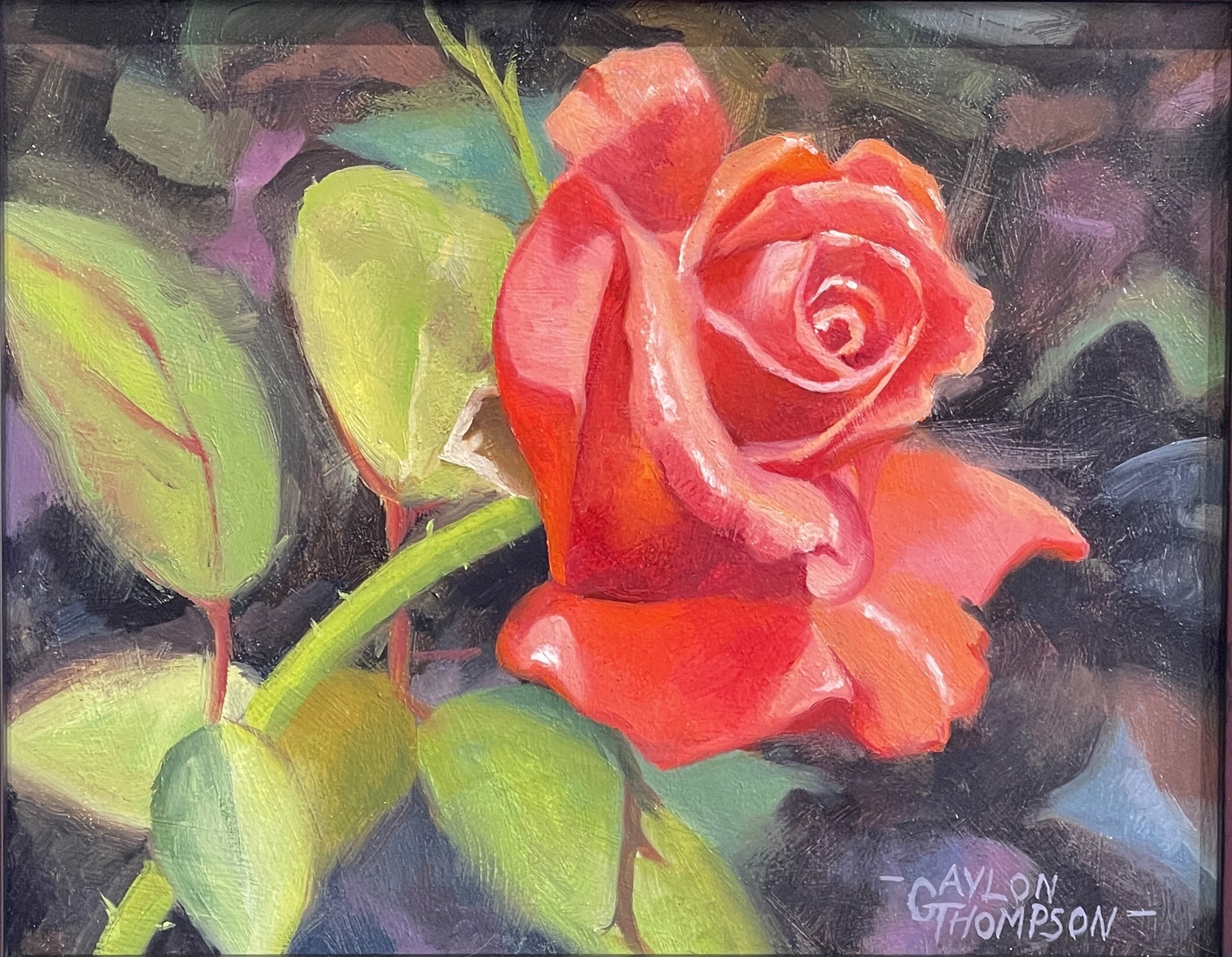 Rose Painting by Gaylon Thompson