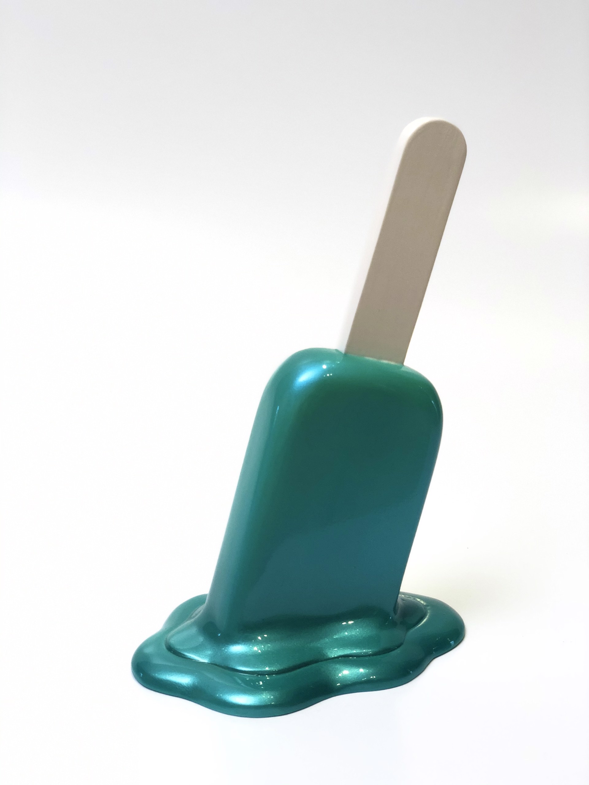 Teal Popsicle by Popsicles  by Elena Bulatova