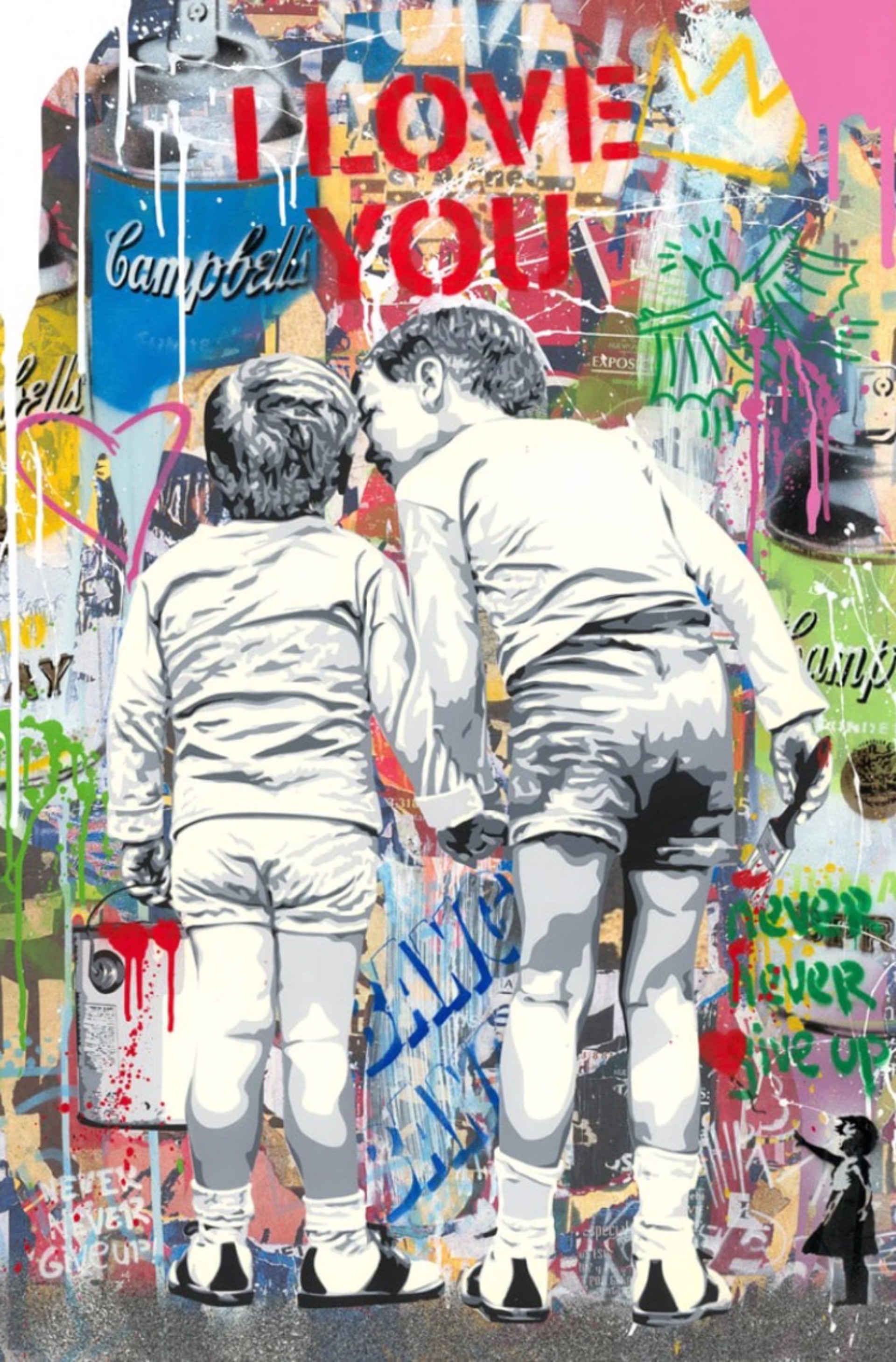 Brother's Advice by Mr. Brainwash