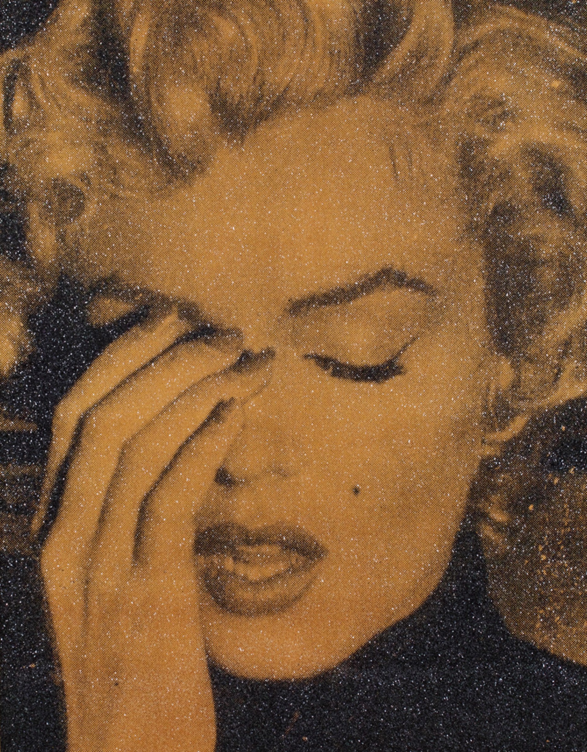 MARILYN CRYING CALIFORNIA - Vegas Gold-Edition 3/4 by The White Room Gallery