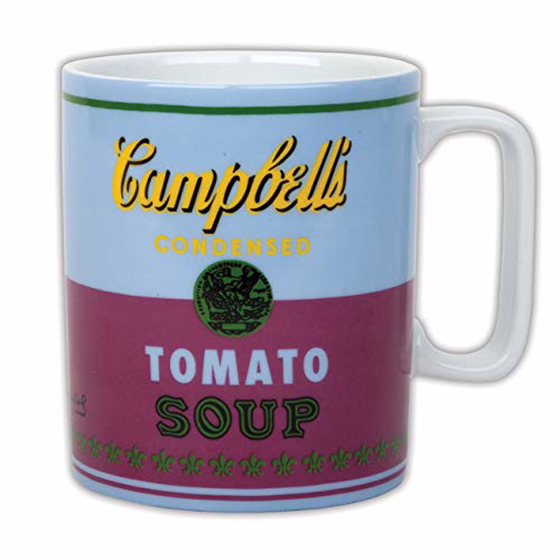 Campbell’s Soup Blue Mug by Andy Warhol