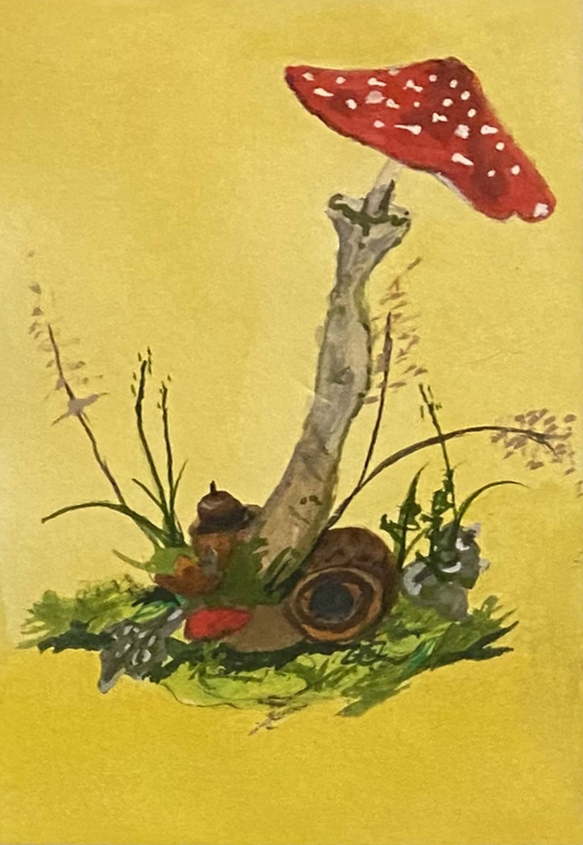 Mushroom I by Sybil Sylvester