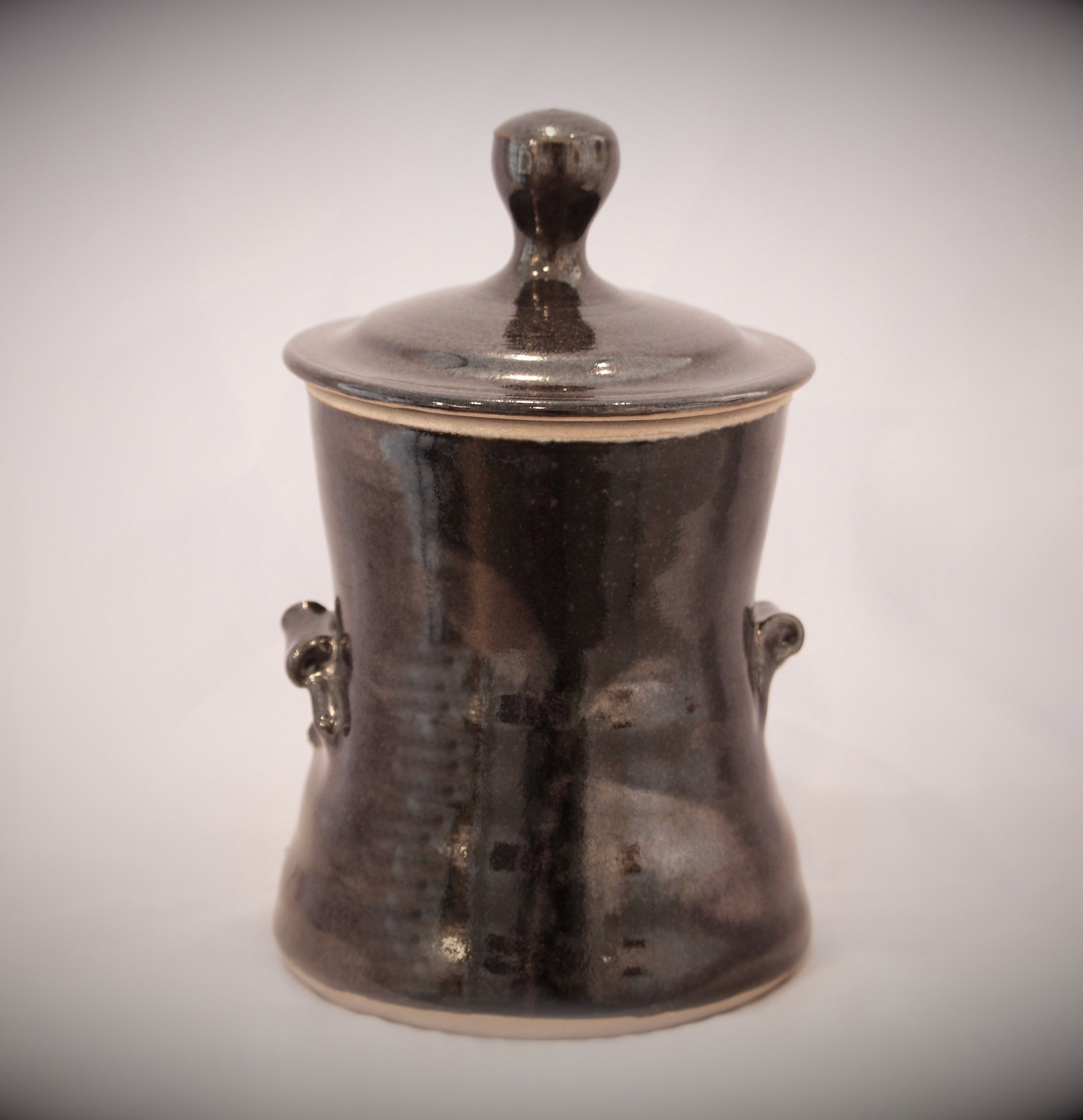 Small Black Cannister by Herman Venema