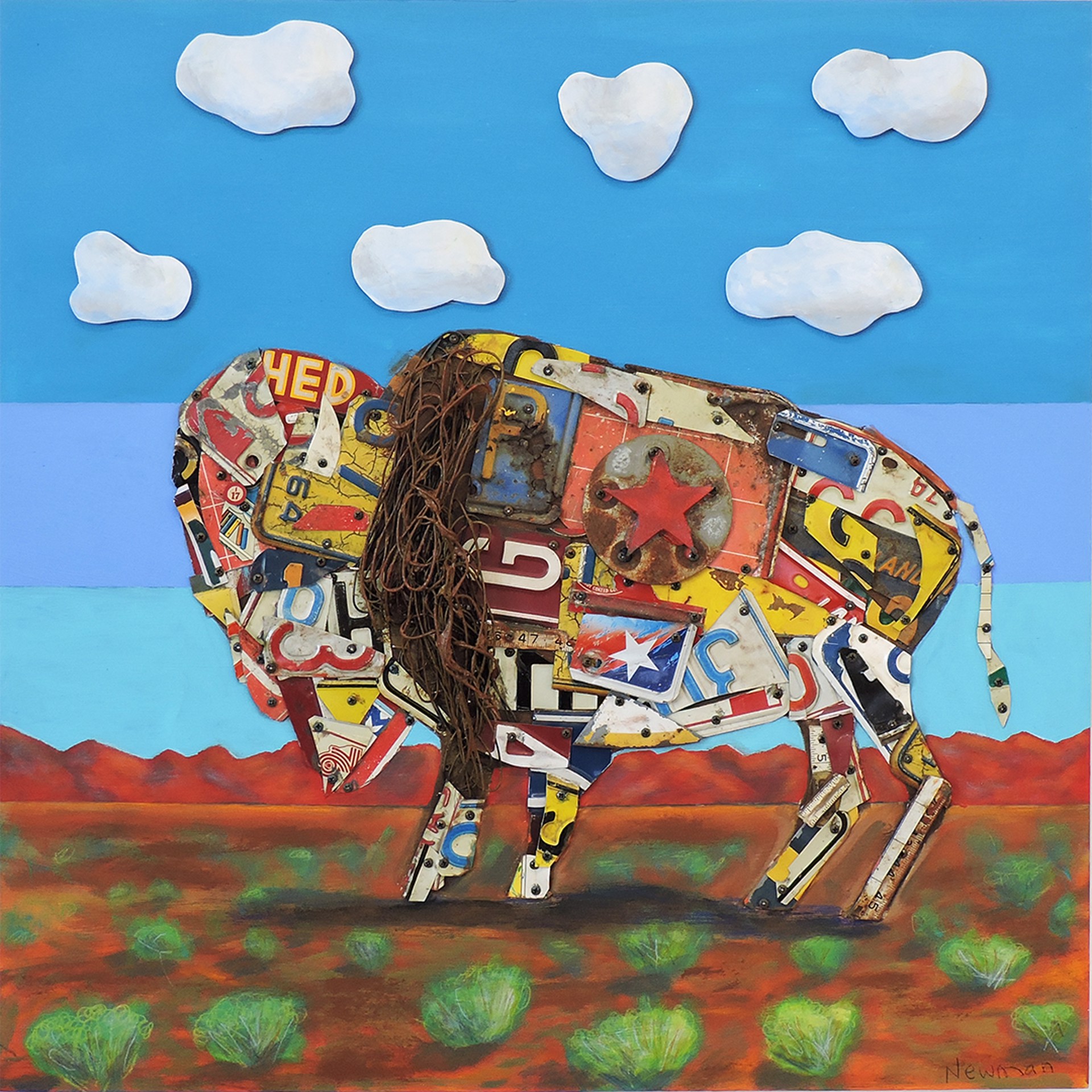 Metal Bison Series by Dave Newman