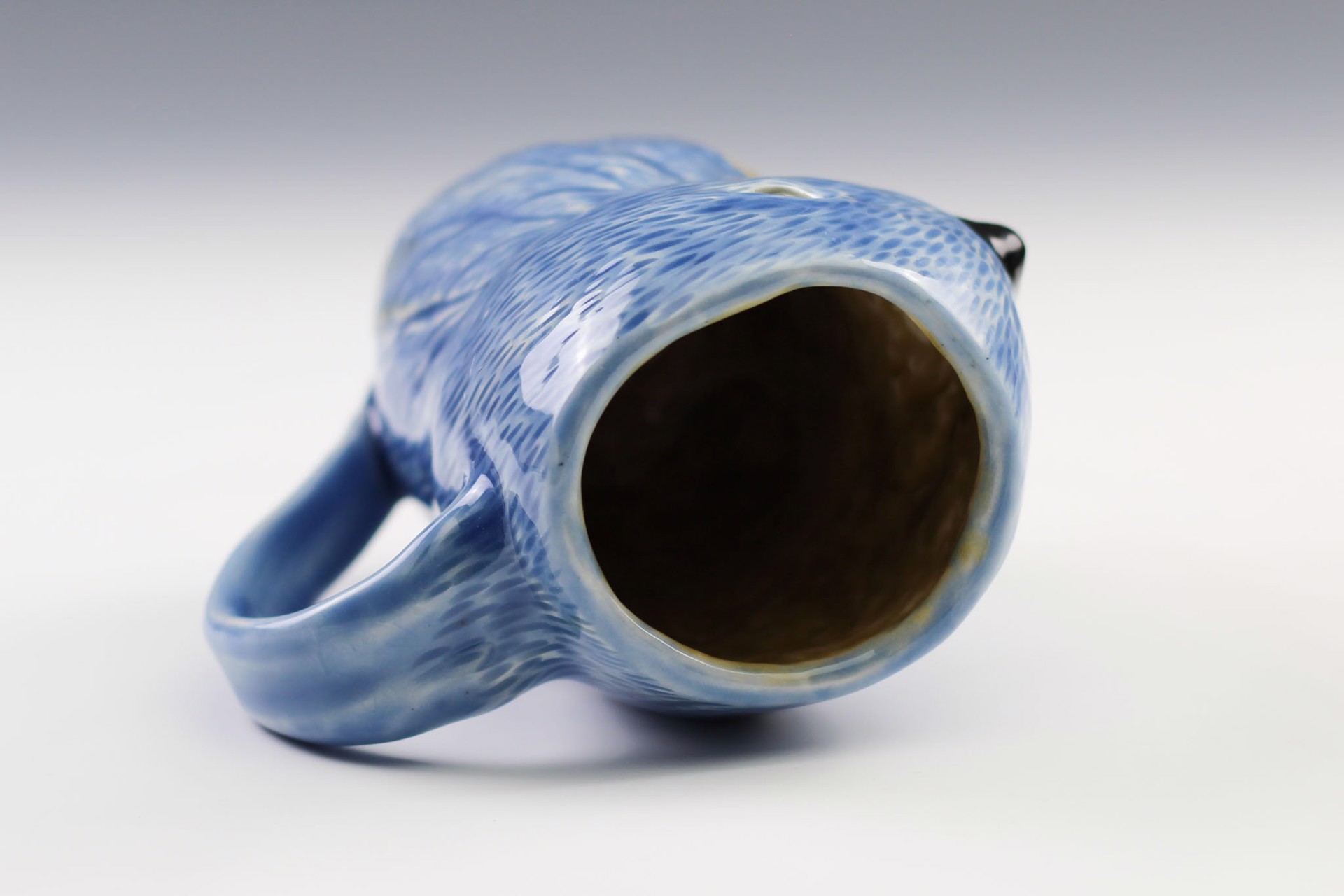 Blue Bird Mug by Debbie Kupinsky