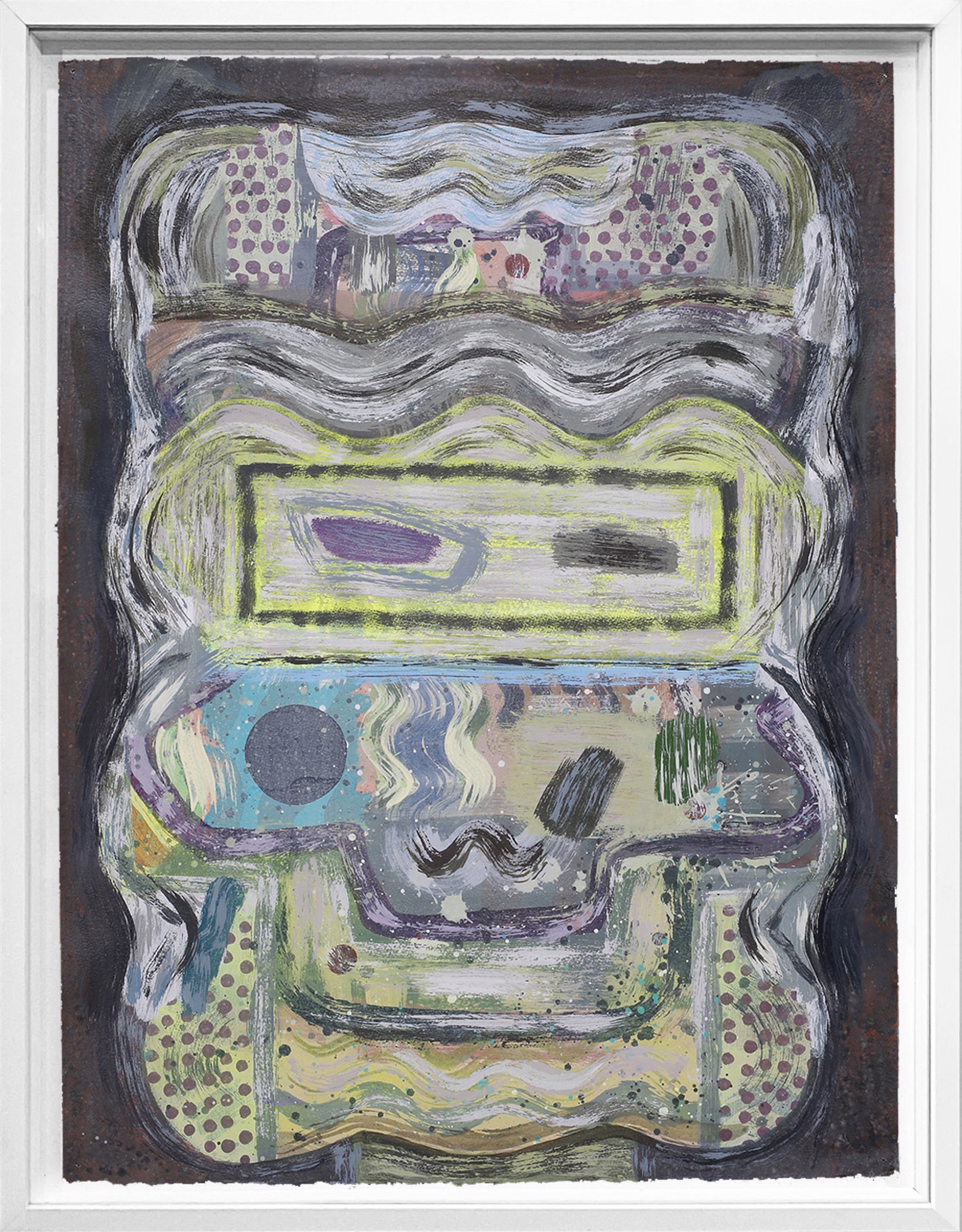 Untitled (Chartreuse Mask) by Sue Havens