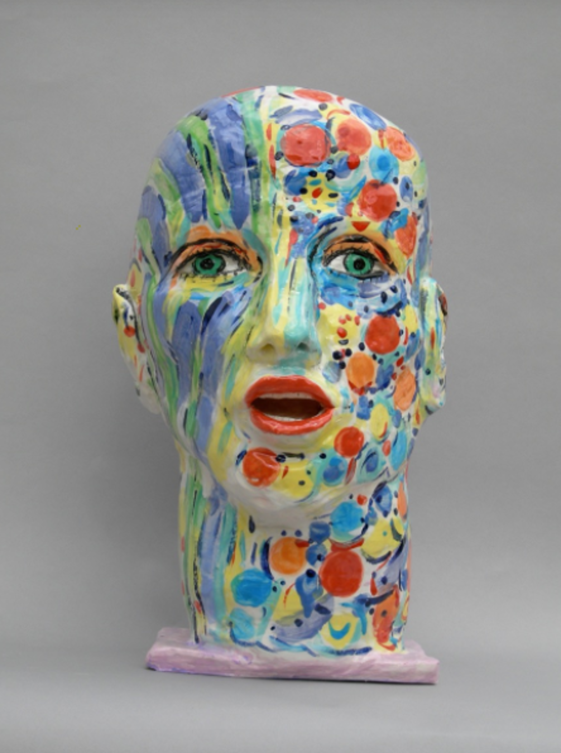 Patterned Head 1 by Linda Smith