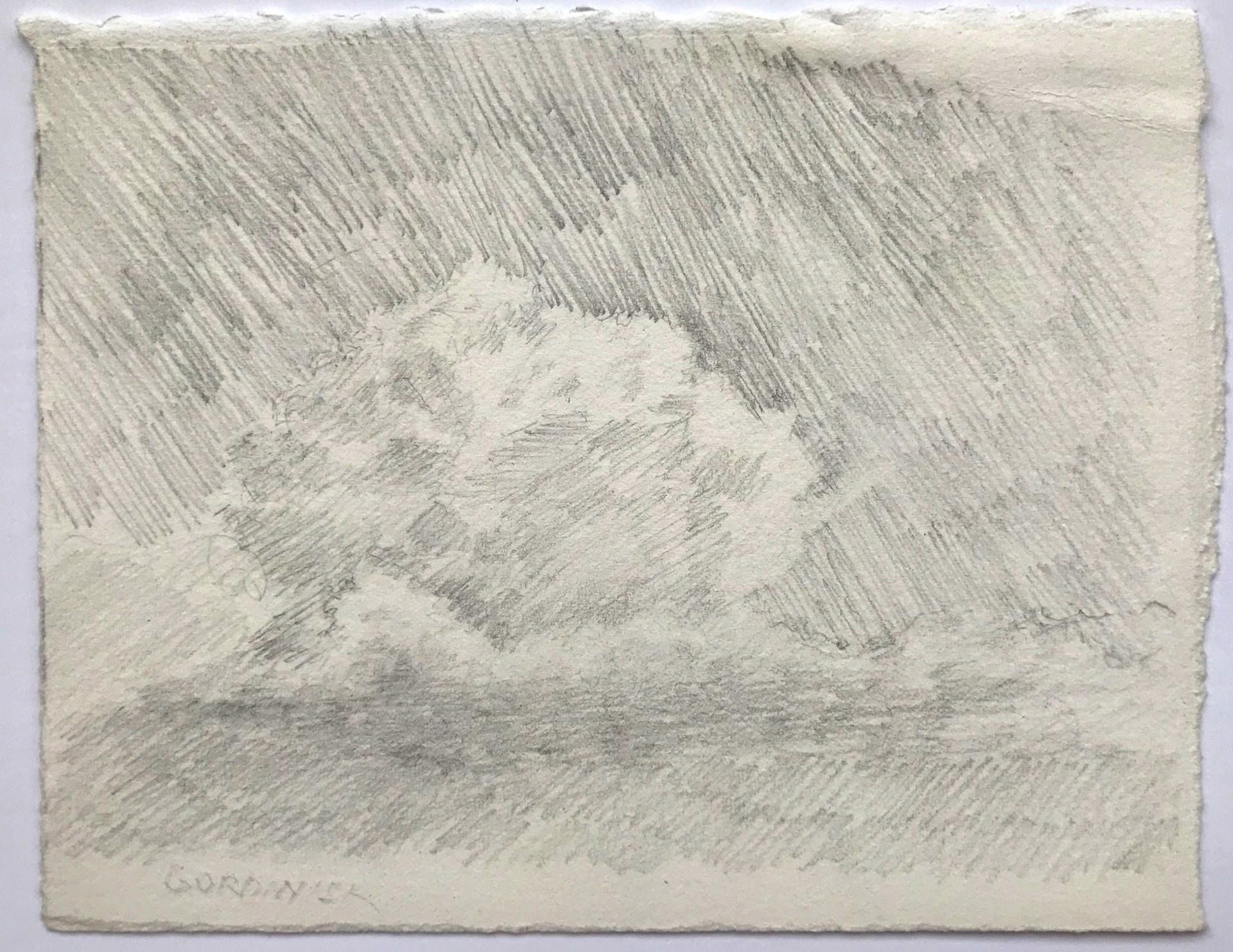 Cloud Sketch 04 by Dave Gordinier