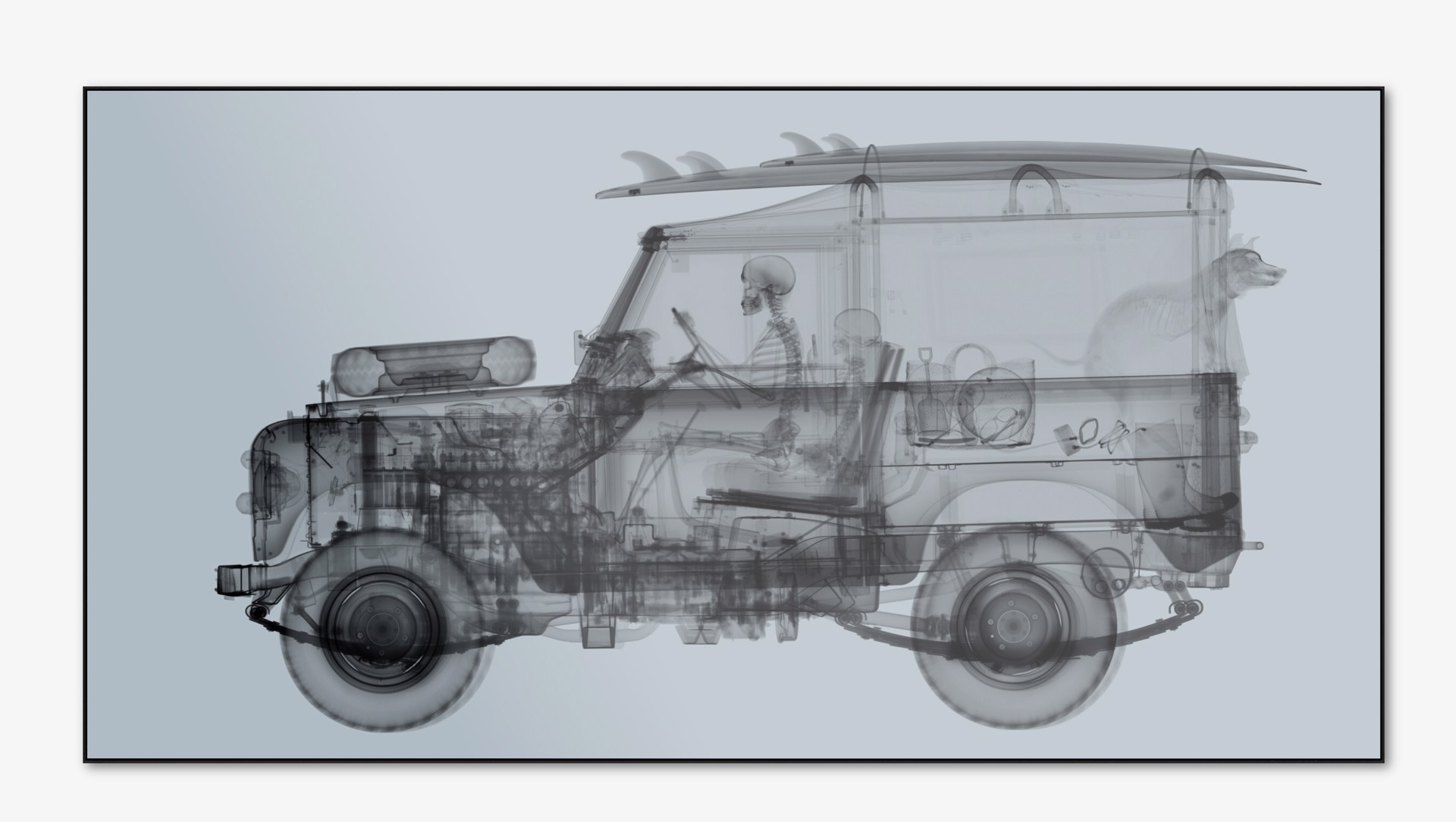 Land Rover Surfer - Grey by Nick Veasey