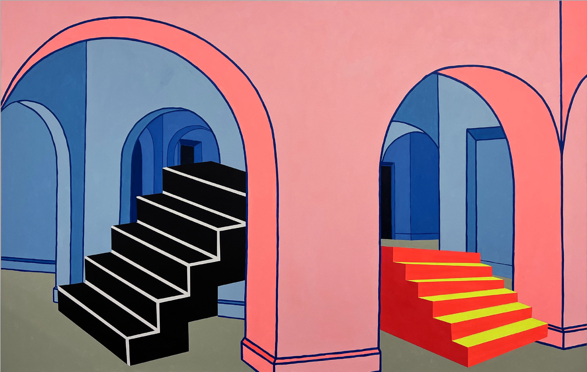 Untitled(Double Staircase) by Christopher Cascio