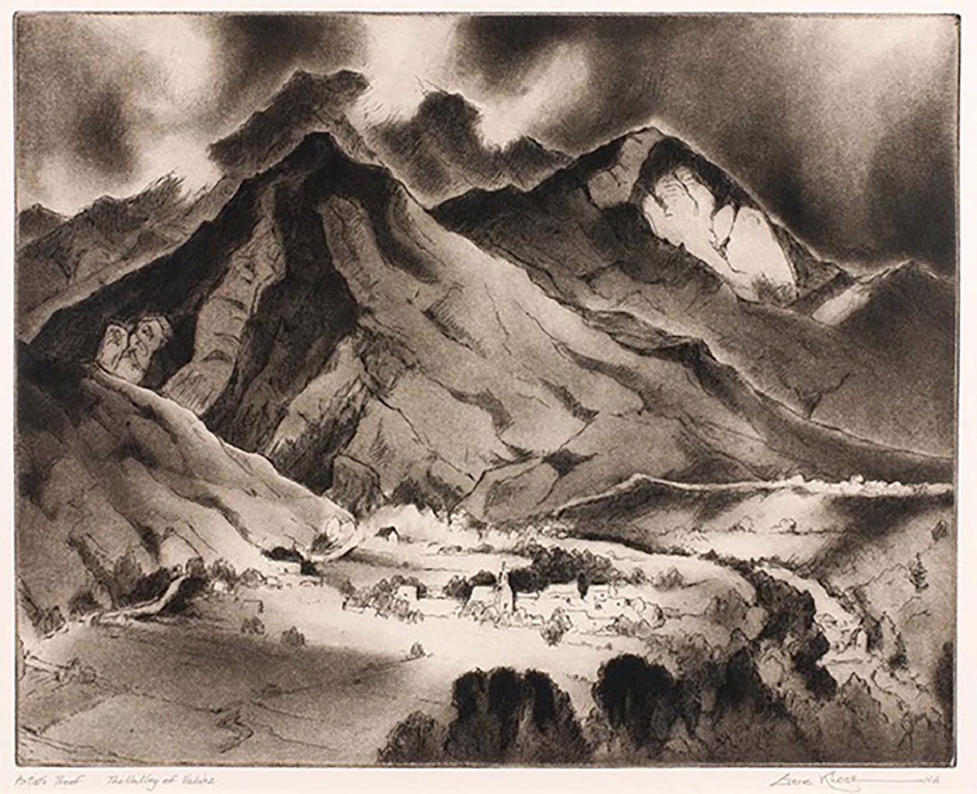 The Valley of Valdez (AP) by Gene Kloss