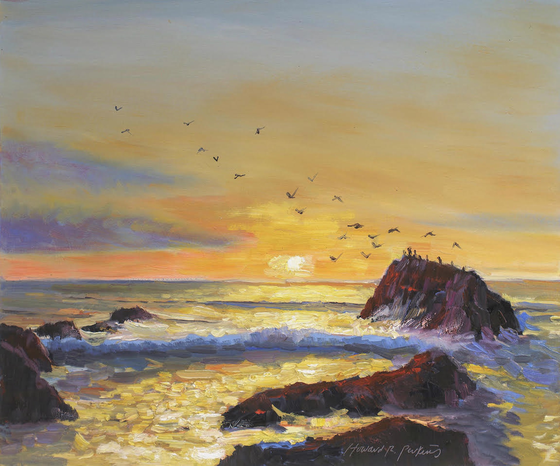 Asilomar Sunset Series, Another Day in Paradise by Howard R. Perkins