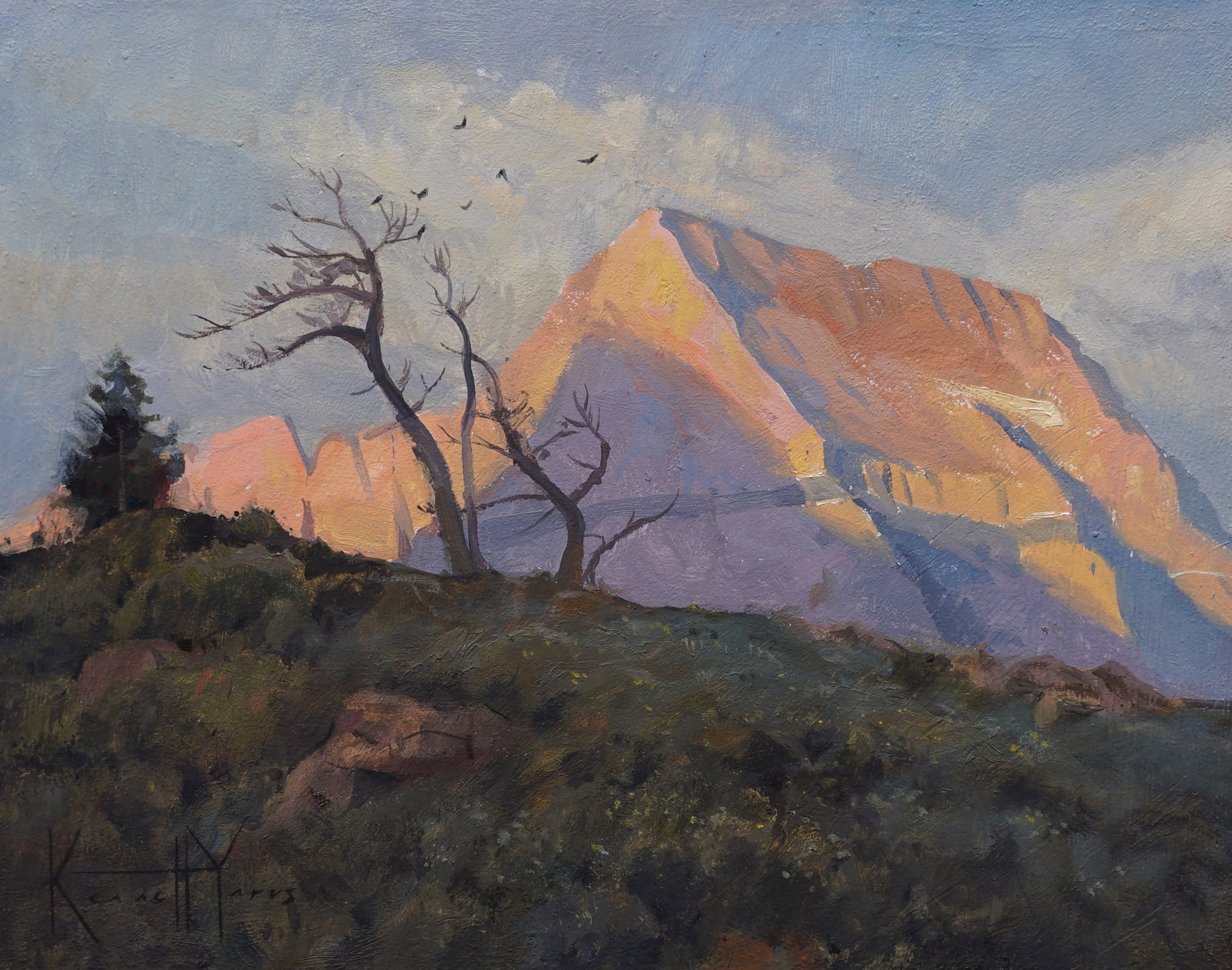 Mount Gould Sunrise by Kenneth Yarus