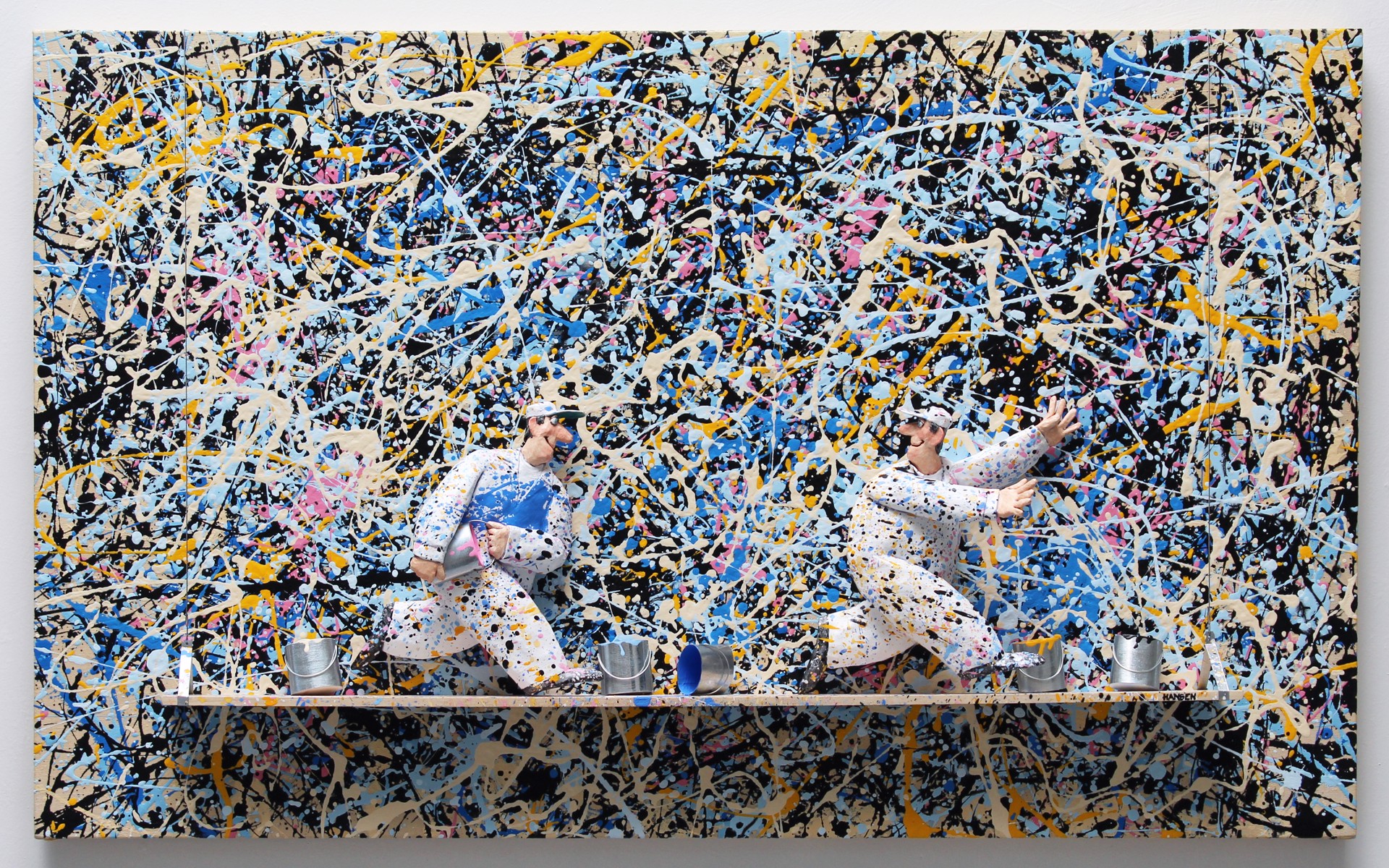 Drip and Splash (Pollock) by Stephen Hansen