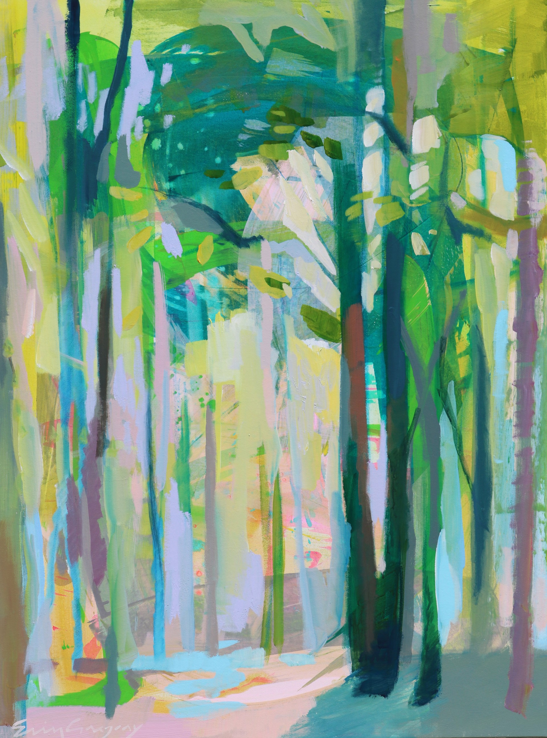 Morning Forest 2 by Erin Gregory