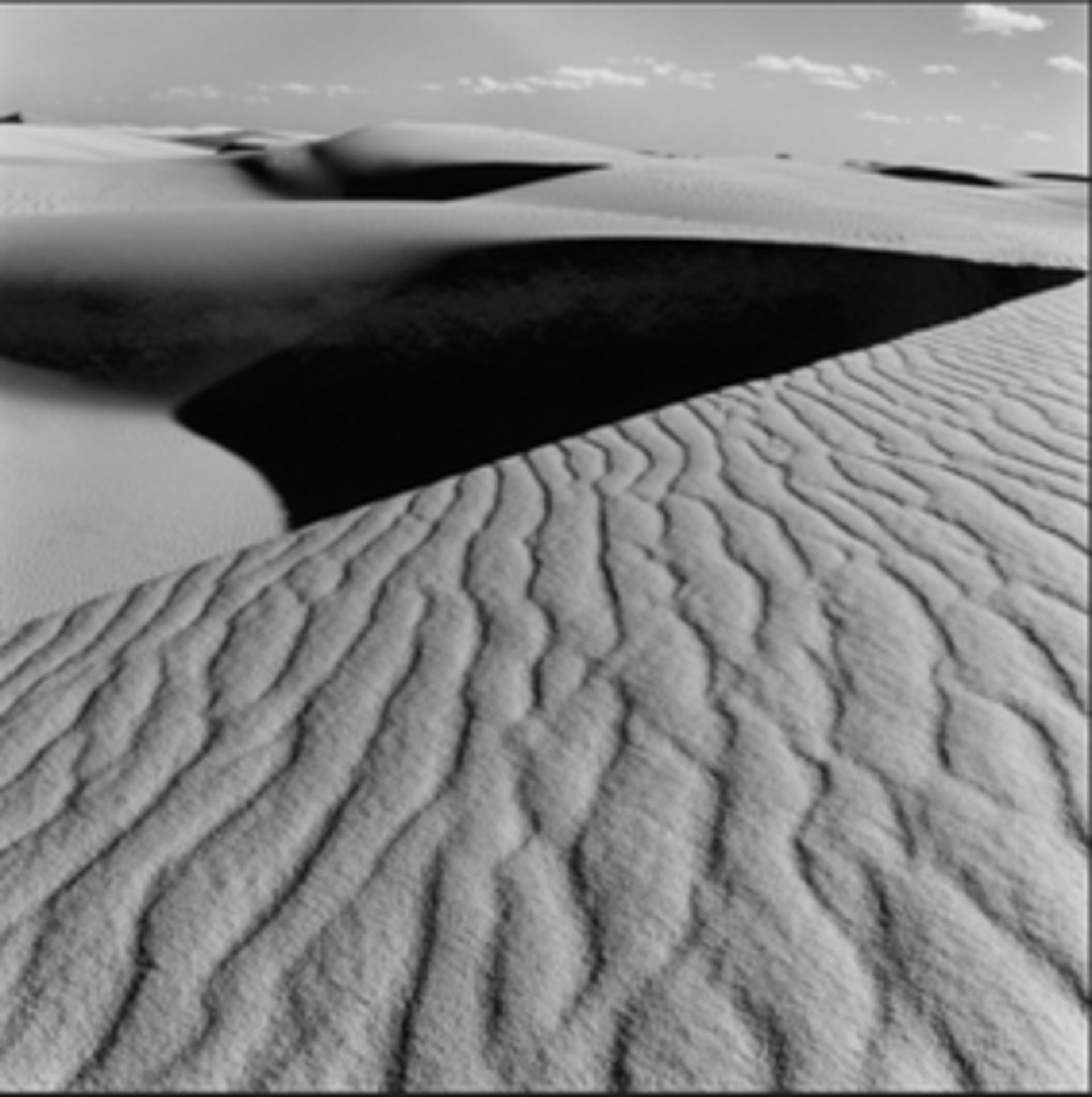 Sand & Shadow, White Sands, N.M. by Mike McMullen