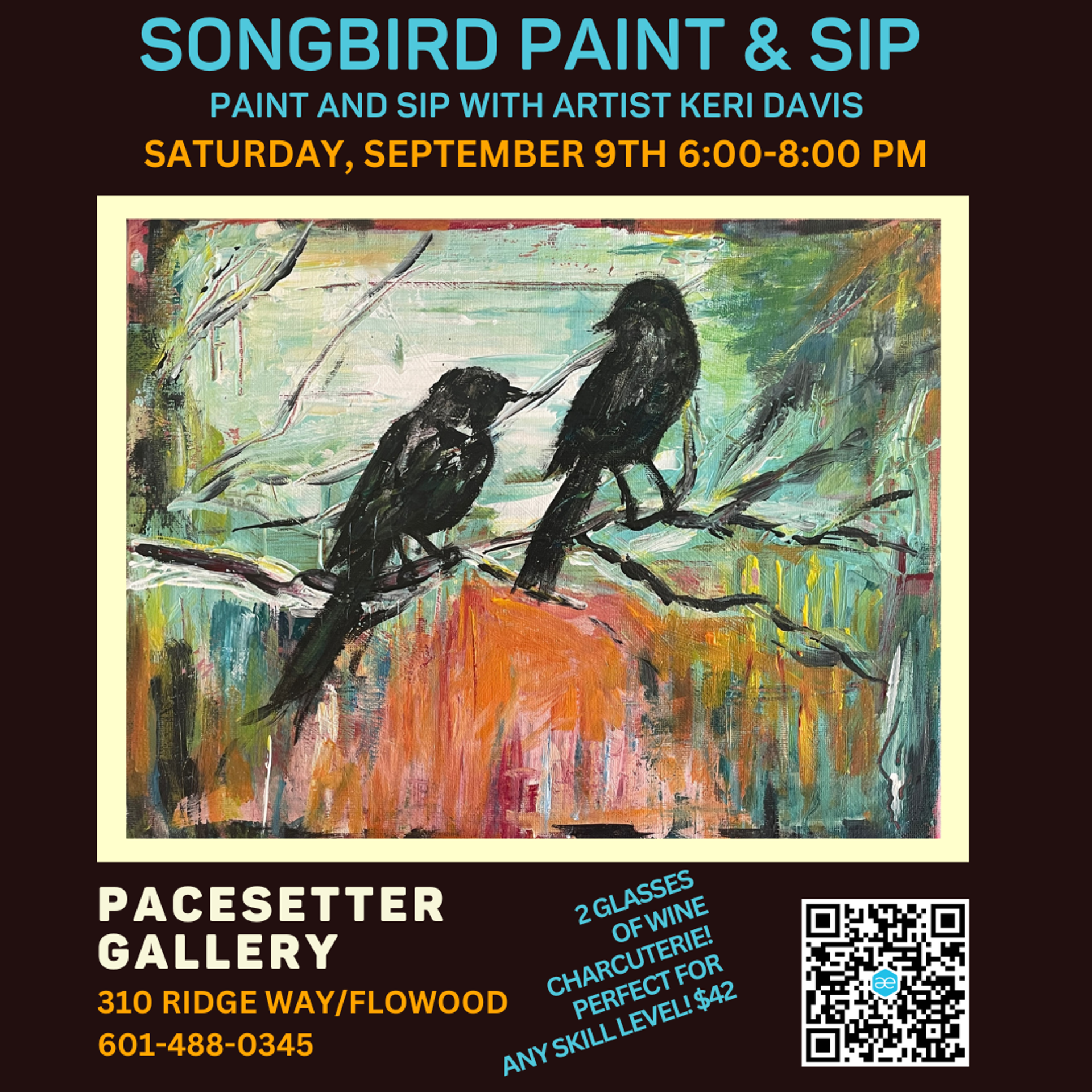 September Paint and Sip with Keri Davis by Pacesetter Merchandise