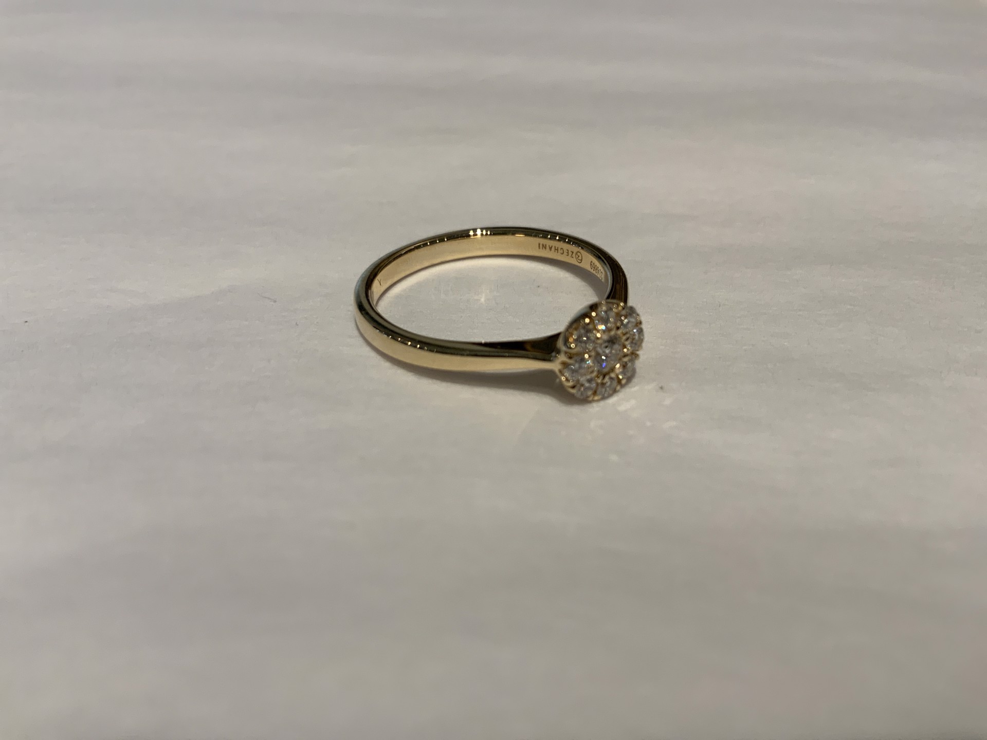 NGR131-Y 14k Gold and Diamond Ring by Zeghani